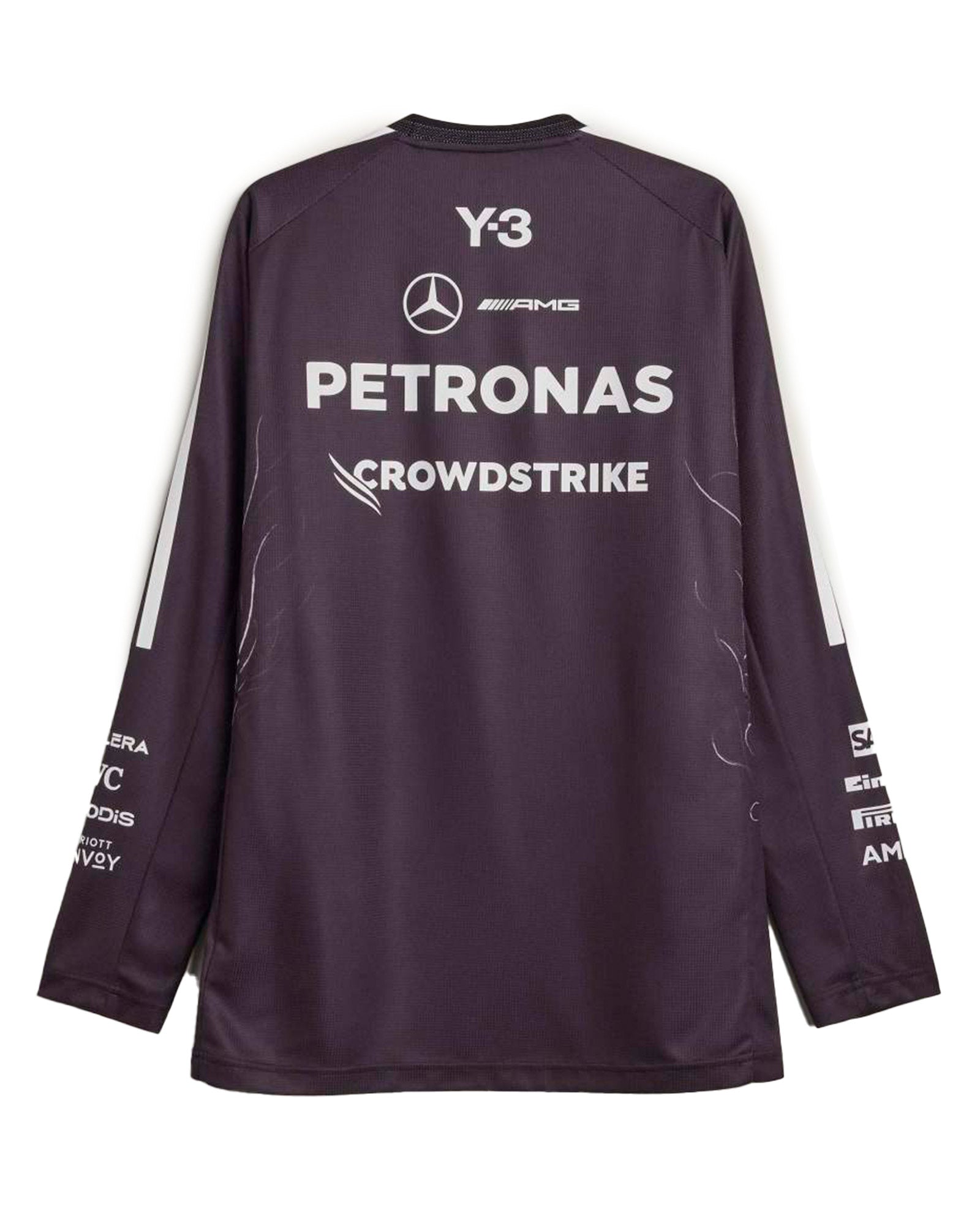 トップス Y-3 F1 DRVR LS M Y-3 (ワイスリー) Y-3 MERCEDES - AMG PETRONAS FORMULA 1 TEAM DRIVER