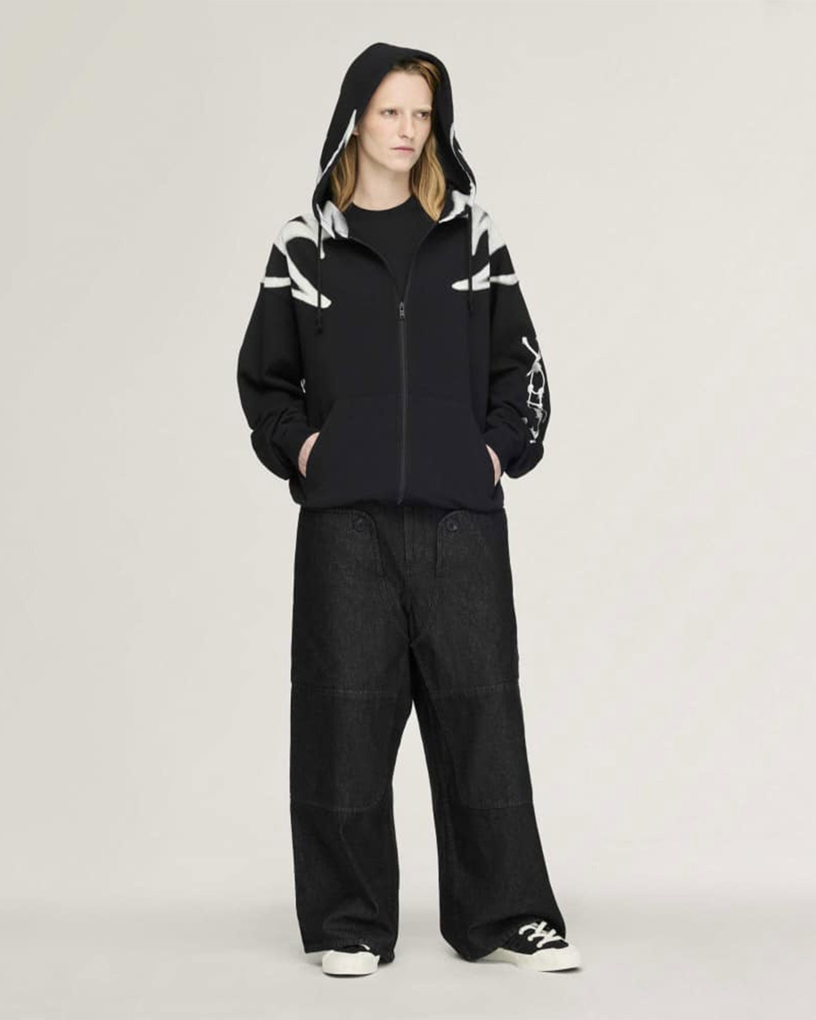 Y-3・ワイスリー - パーカー・フーディ Y-3 CHITO GRAPHIC FRENCH TERRY ZIP HOODIE / BLACK