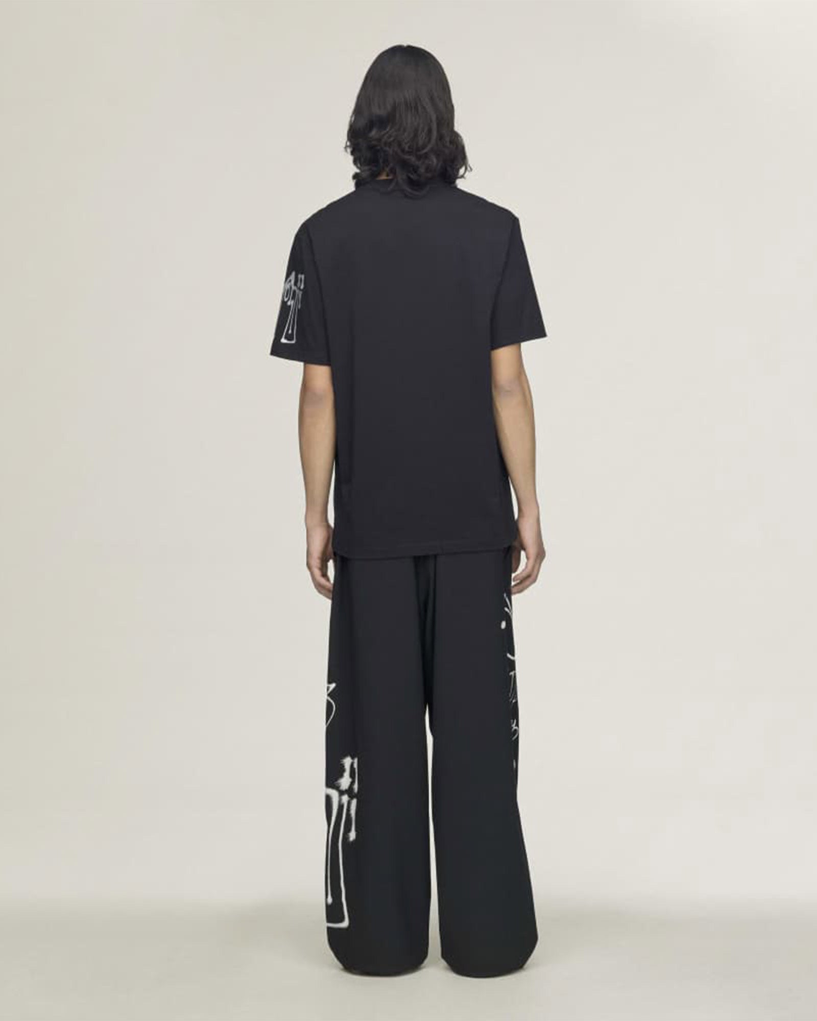 Y-3・weissly -  Y-3 CHITO CITY GRAPHIC SHORT SLEEVE TEE / BLACK