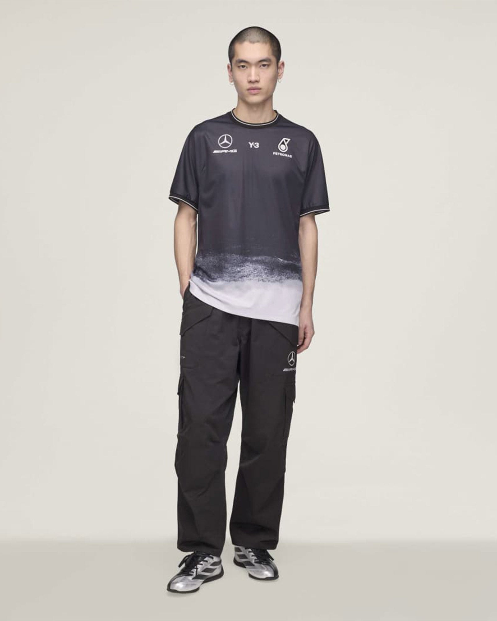 Y-3 MERCEDES - AMG PETRONAS FORMULA 1 TEAM MECHANICS SHORT SLEEVE