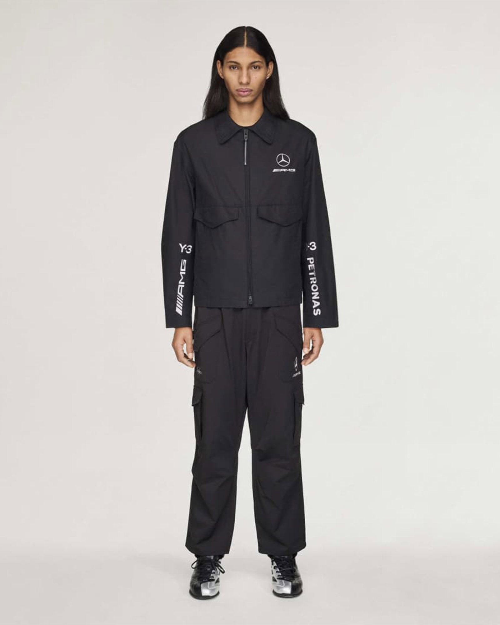 Y-3・韦斯利 -  ”Y-3 MERCEDES - AMG PETRONAS FORMULA 1 TEAM CARGO PANTS” /  BLACK