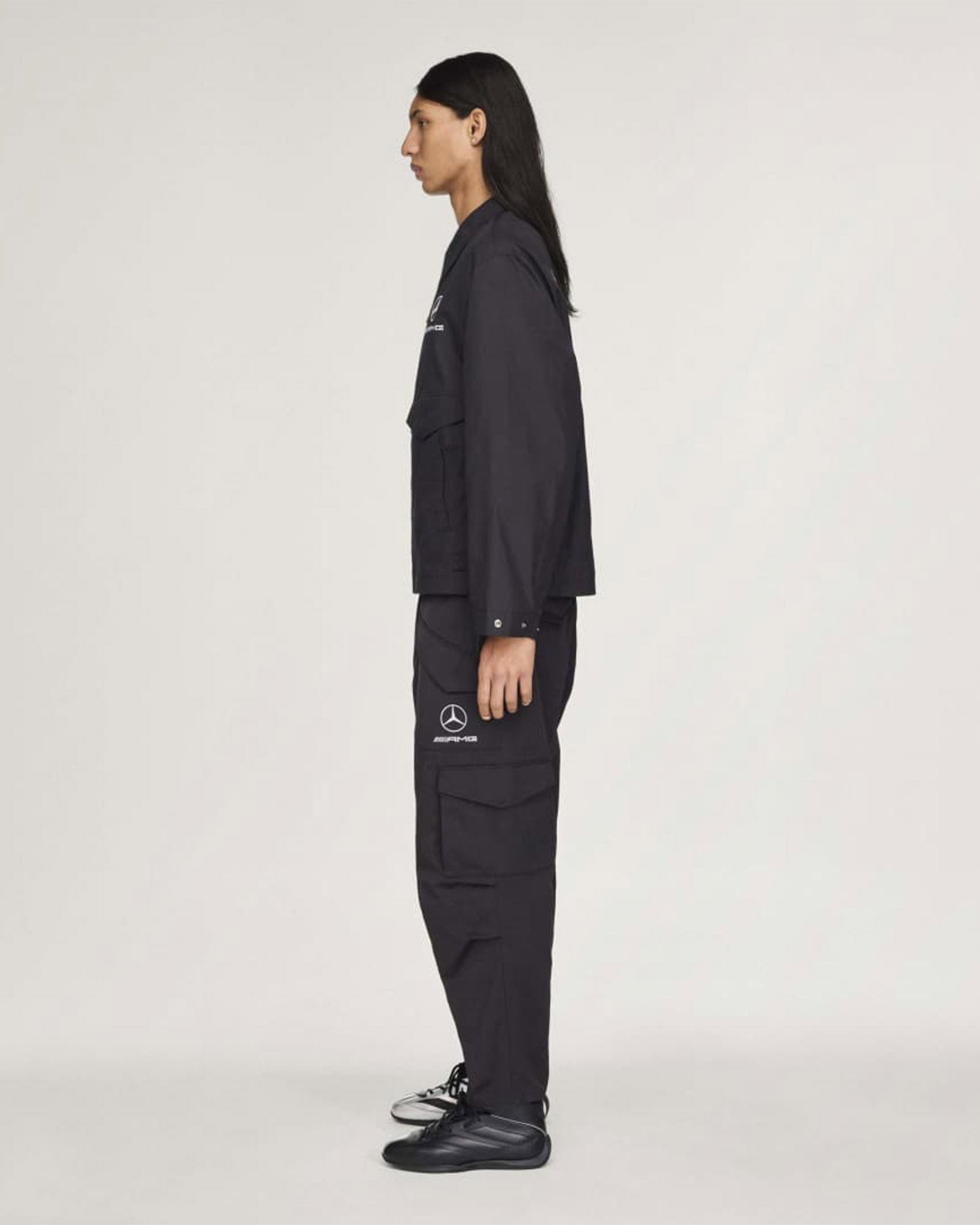 Y-3・韦斯利 -  ”Y-3 MERCEDES - AMG PETRONAS FORMULA 1 TEAM CARGO PANTS” /  BLACK