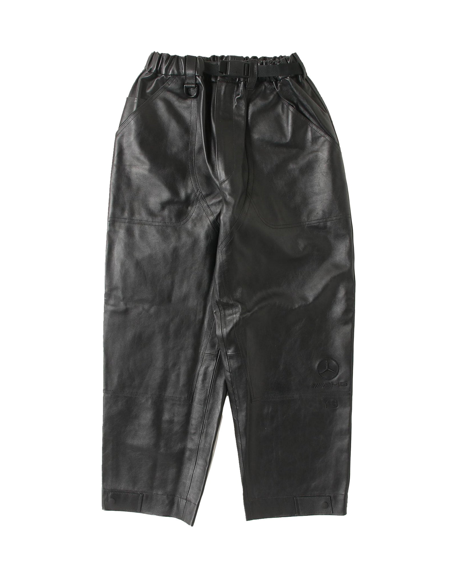Y-3・weissly -  ”Y-3 MERCEDES - AMG PETRONAS FORMULA 1 TEAM LEATHER RACING PANTS” /  BLACK