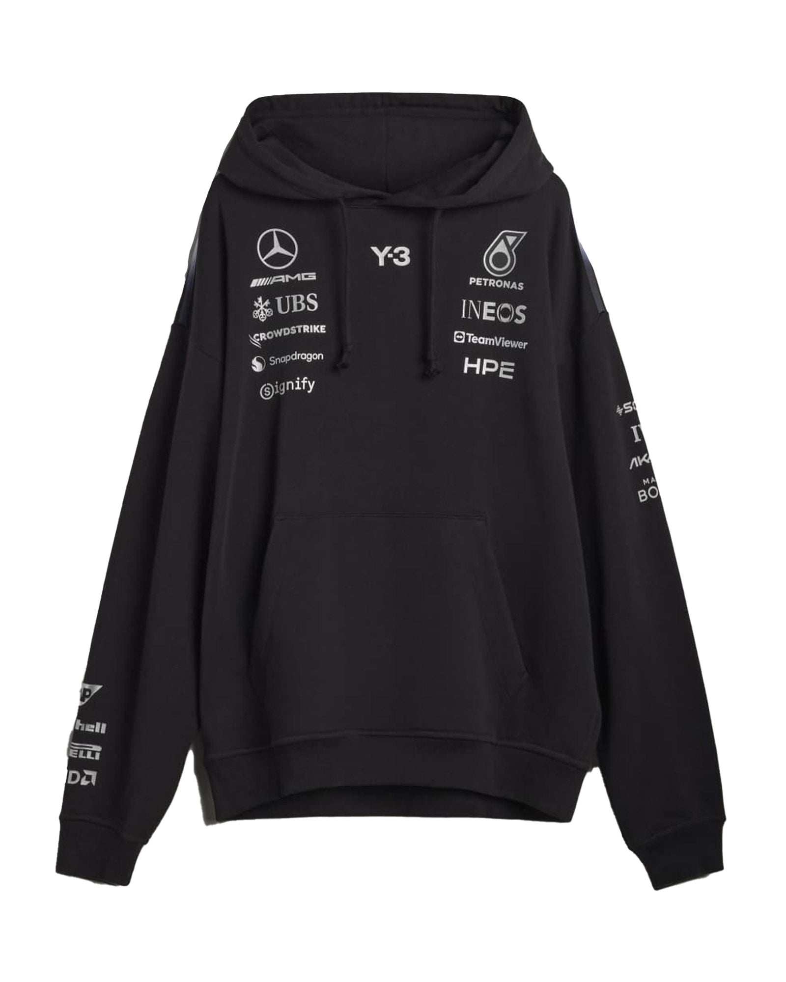 Y-3 MERCEDES - AMG PETRONAS FORMULA 1 TEAM HOODIE /  BLACK