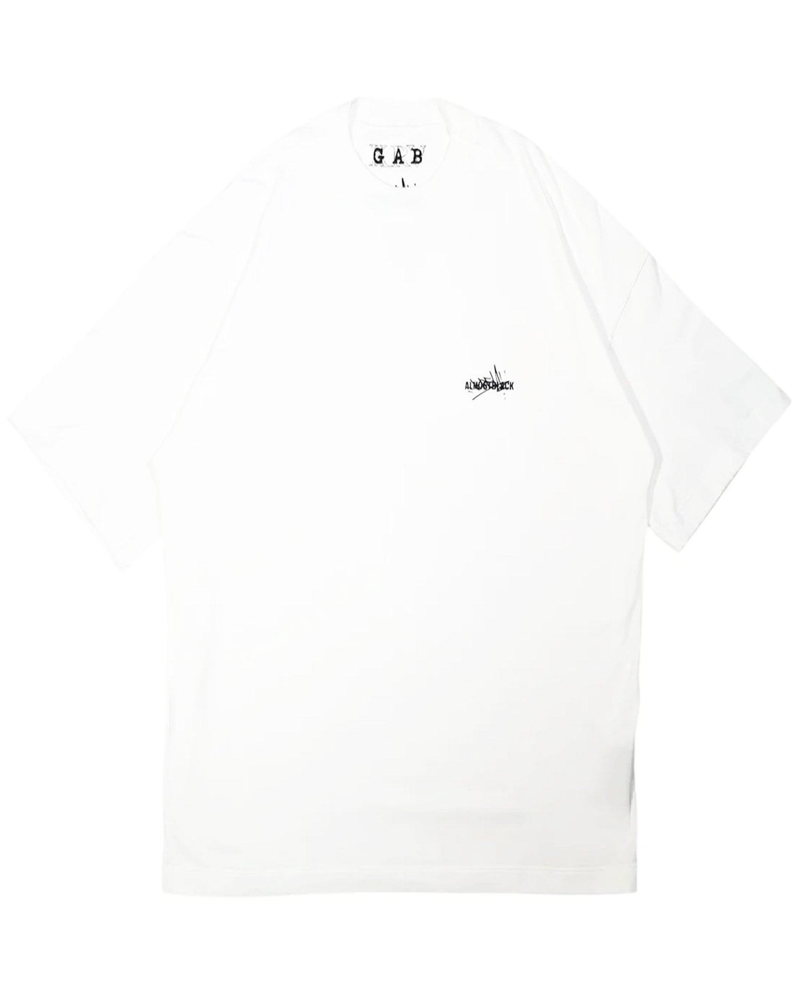 ALMOST BLACK・オールモスト ブラック -  KREVA×GHOST ALMBLK SS TEE / WHITE