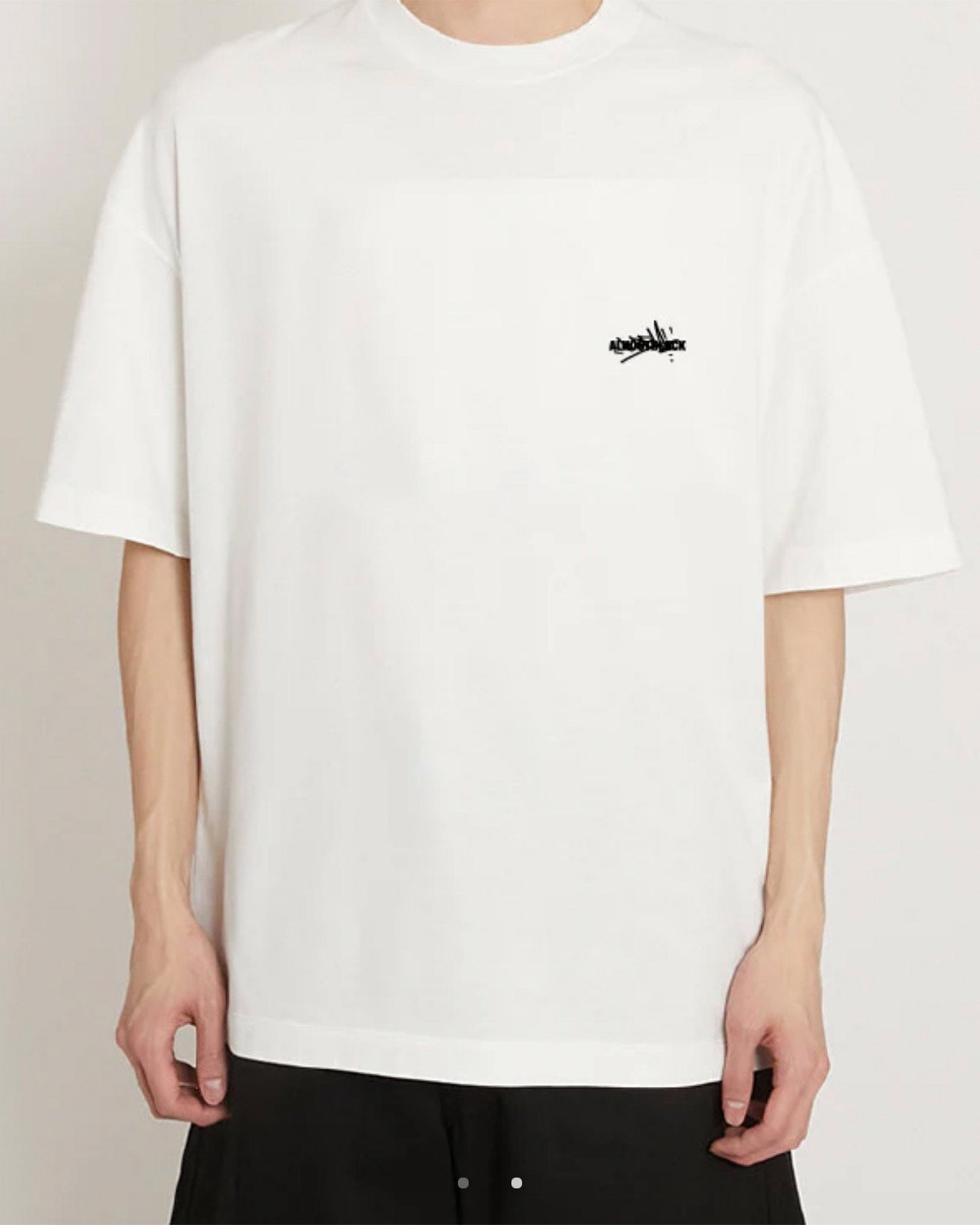 ALMOST BLACK・オールモスト ブラック -  KREVA×GHOST ALMBLK SS TEE / WHITE