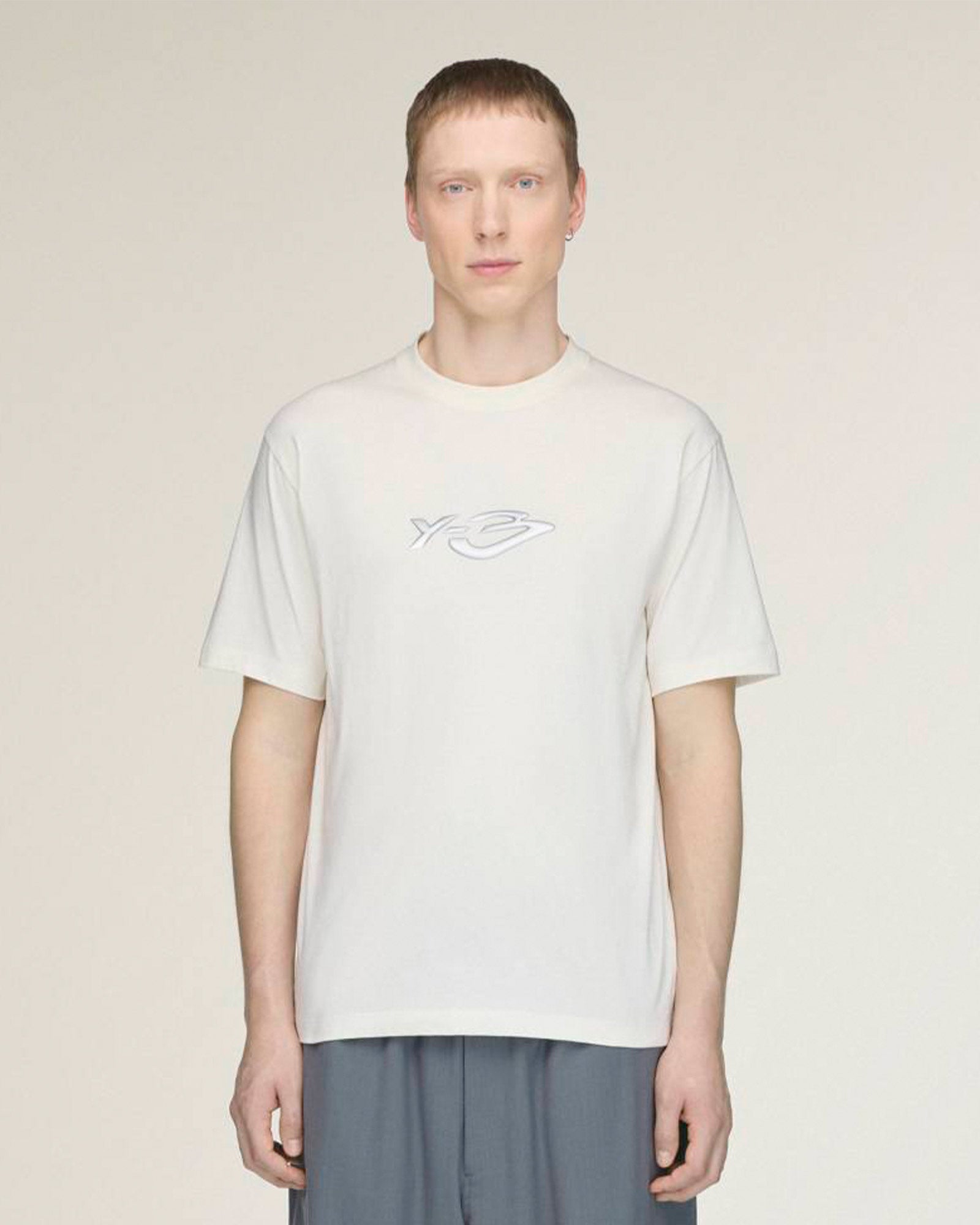 Y-3・ワイスリー - Tシャツ・カットソー Y-3 LOGO SS TEE / CHALK WHITE