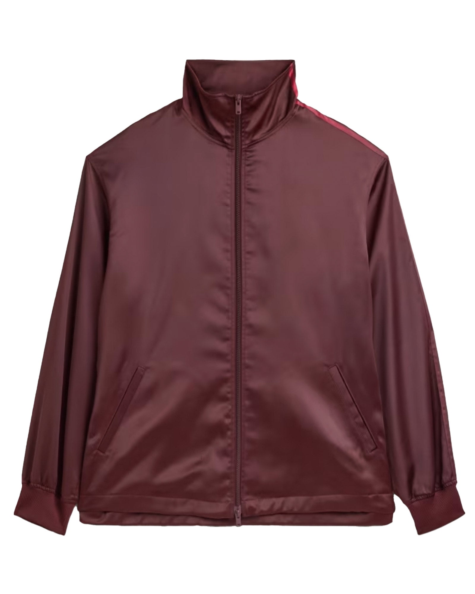 Y-3・weissly -  Y-3 SATIN GRADIENT 3 STRIPES TRACK TOP / NIGHT RED