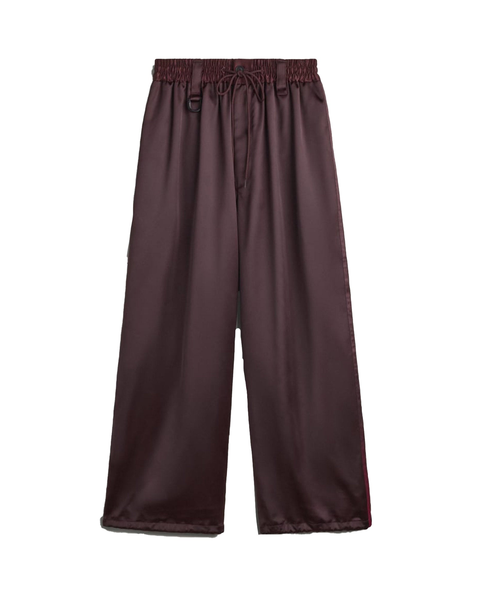 Y-3・weissly -  Y-3 SATIN GRADIENT 3 STRIPES TRACK PANTS / NIGHT RED