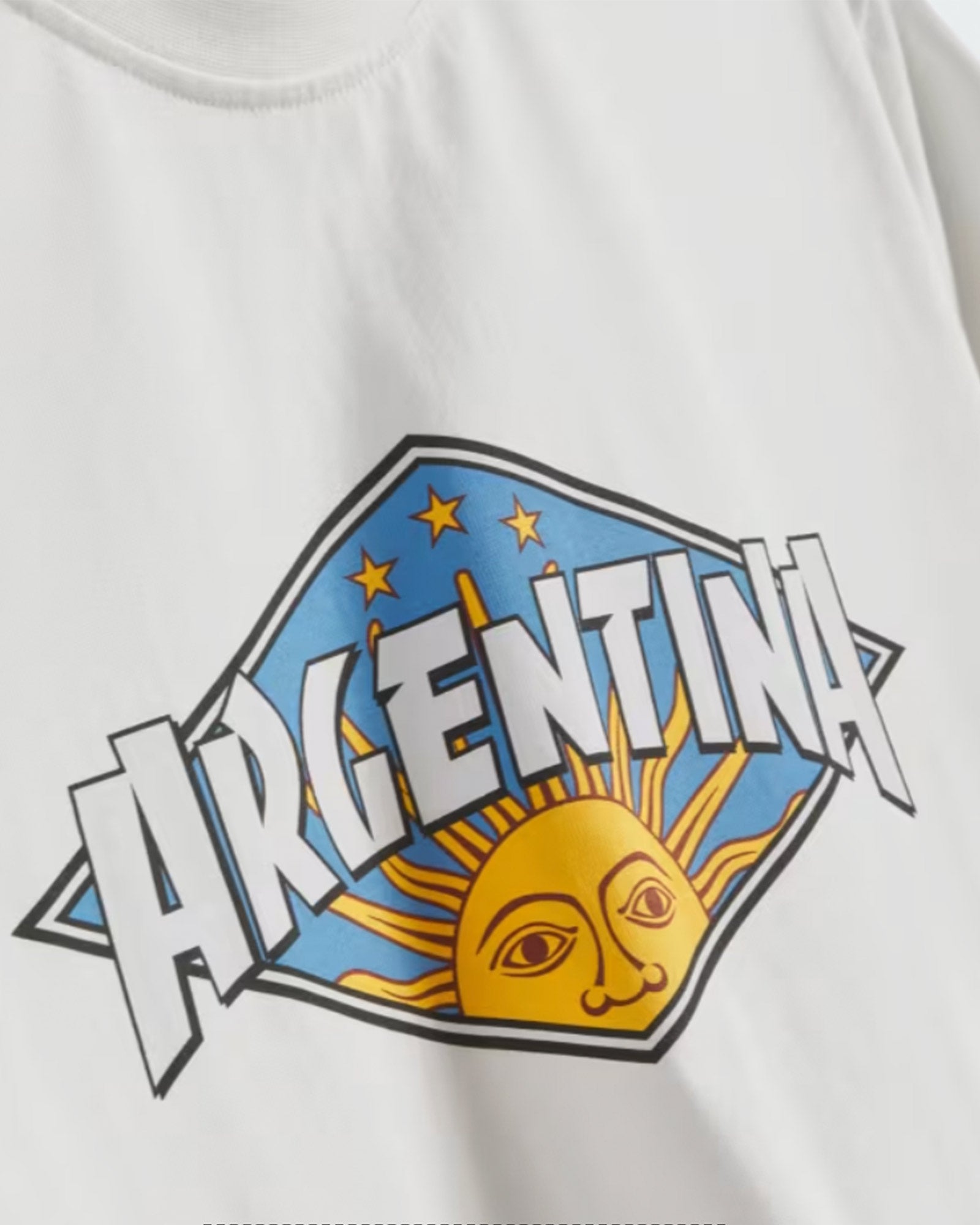 adidas THRASHER x AFA・アディダス スラッシャー × アルゼンチンサッカー協会 -  SKATEBOARDING x MARK GONZALES CRUSTY TEE / WHITE