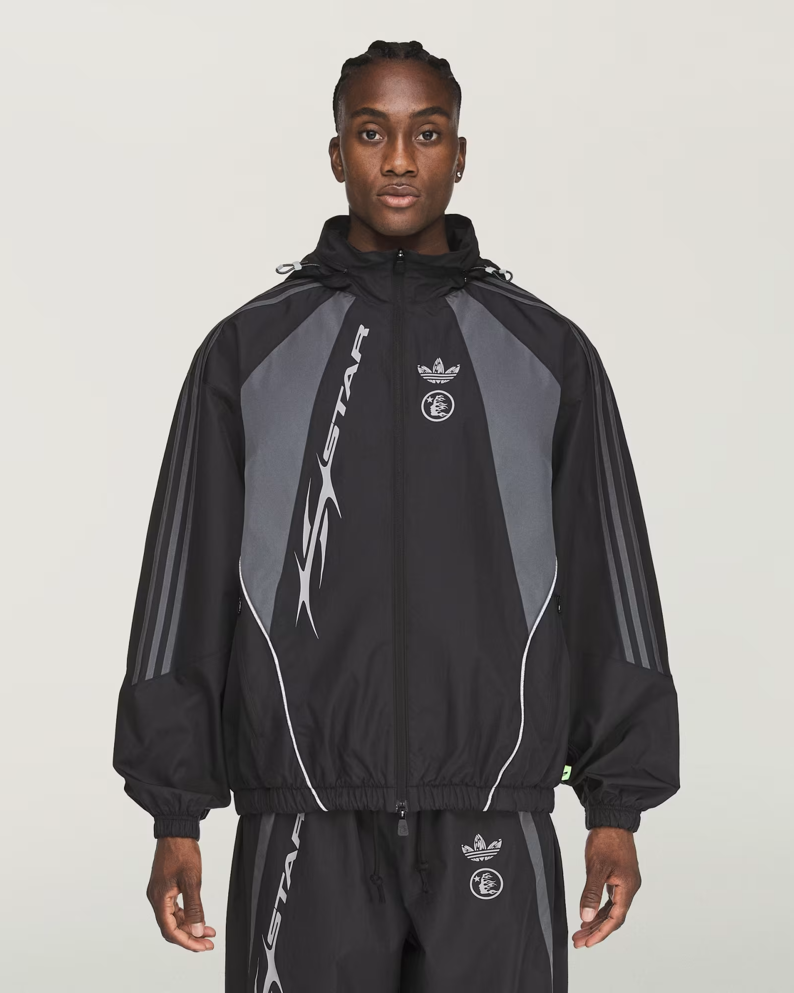 adidas・アディダス - ジャケット adidas × HELLSTAR STMT EMBER TRACK JACKET / BLACK