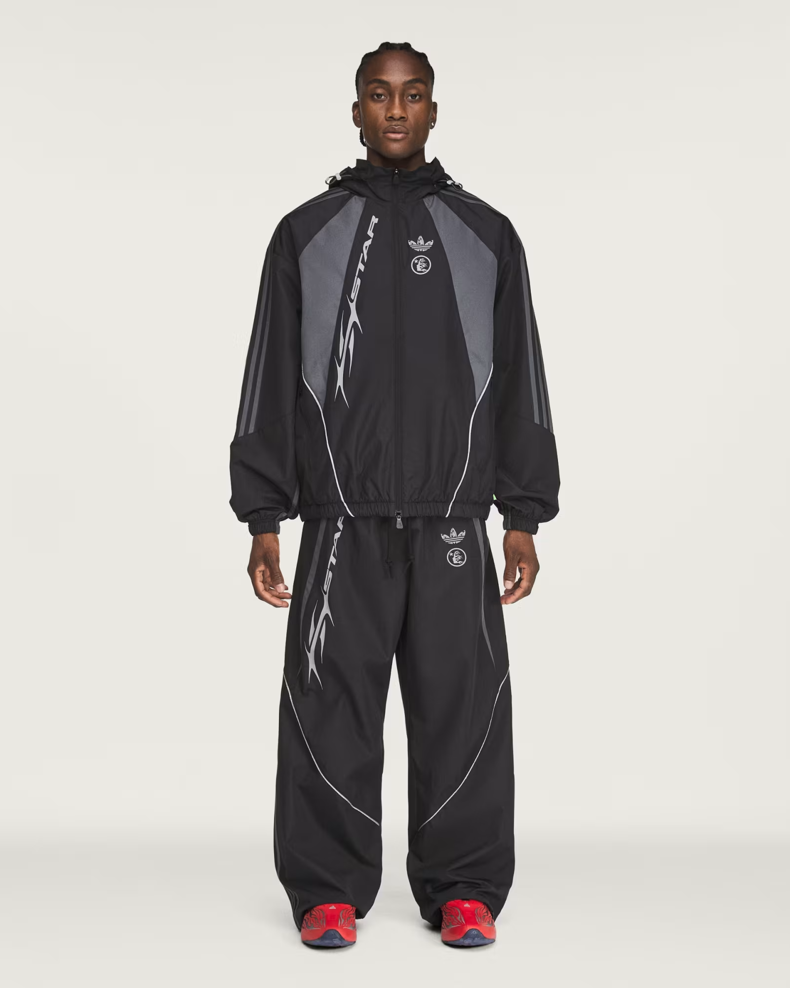 adidas・アディダス - カーゴパンツ adidas × HELLSTAR STMT EMBER TRACK PANTS / BLACK