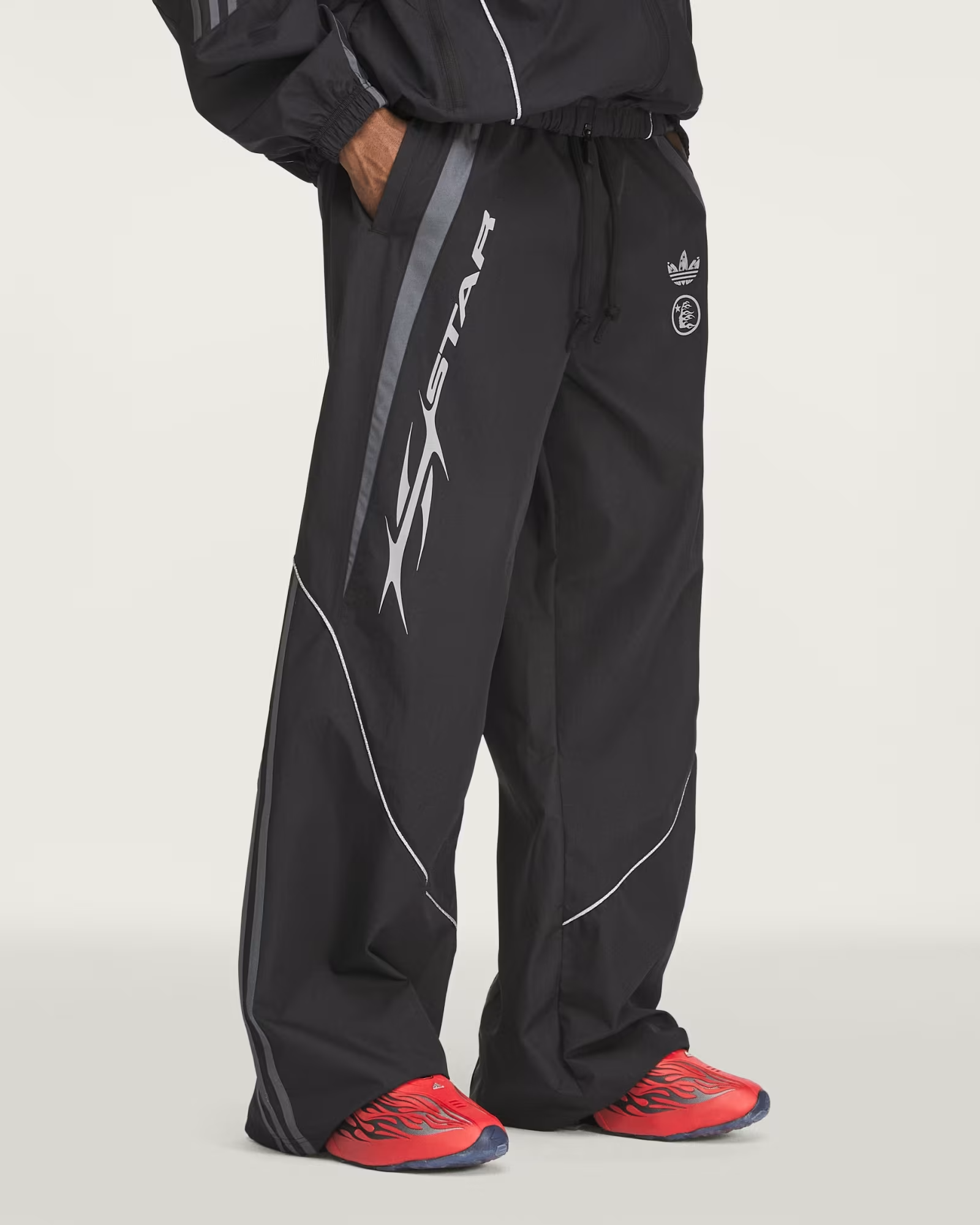 adidas・アディダス - カーゴパンツ adidas × HELLSTAR STMT EMBER TRACK PANTS / BLACK