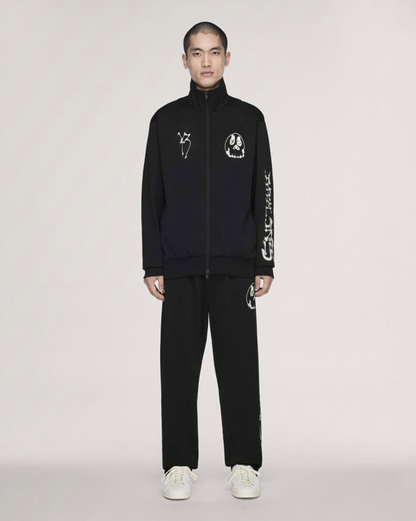 Y-3・weissly -  Y-3 CHITO GRAPHIC TRACK PANTS / BLACK