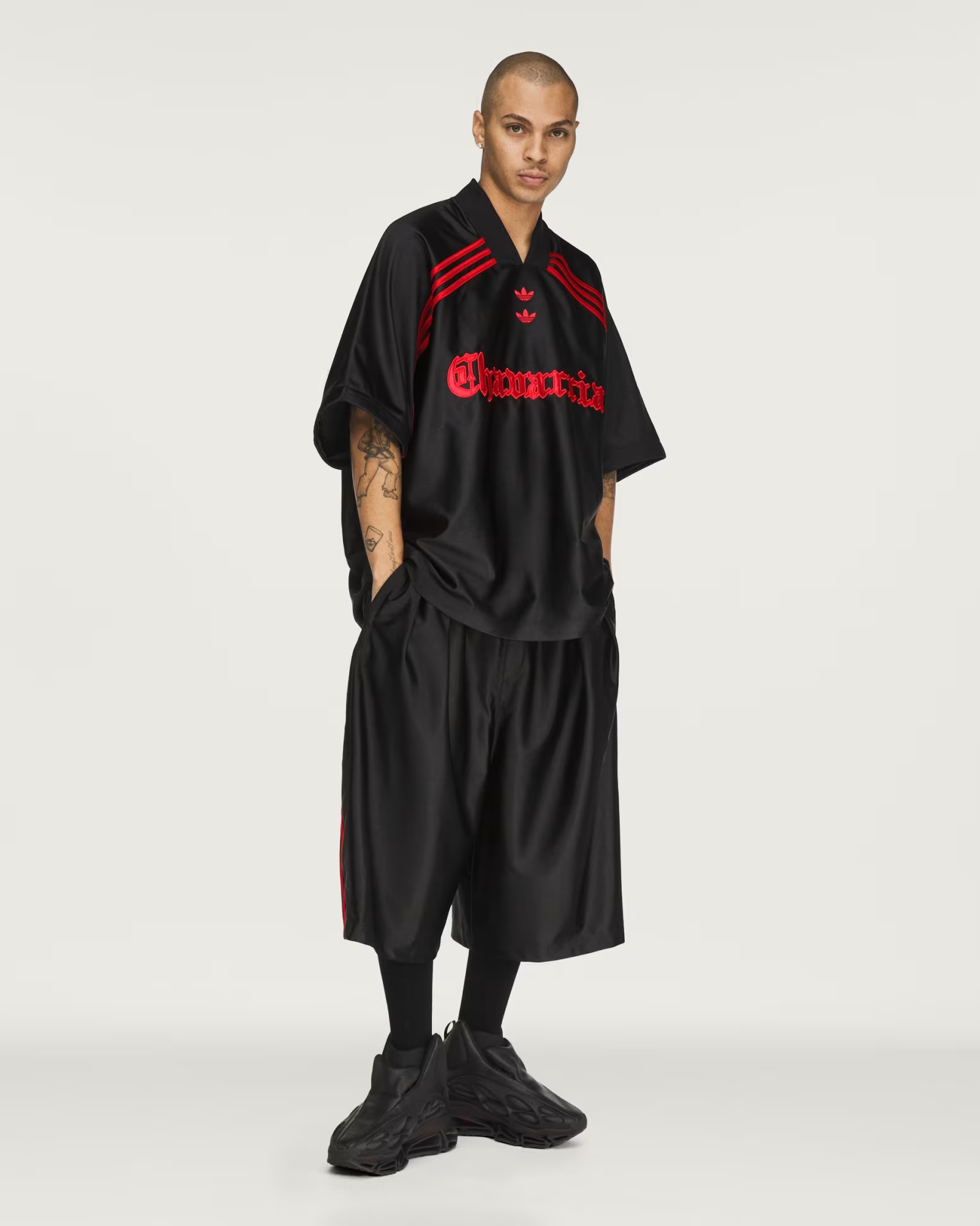 adidas × WILLY CHAVARRIA・アディダス × ウィリーチャバリア - L/S Tシャツ ADIDAS × WILLY CHAVARRIA DAZZLE LS JE / BLACK