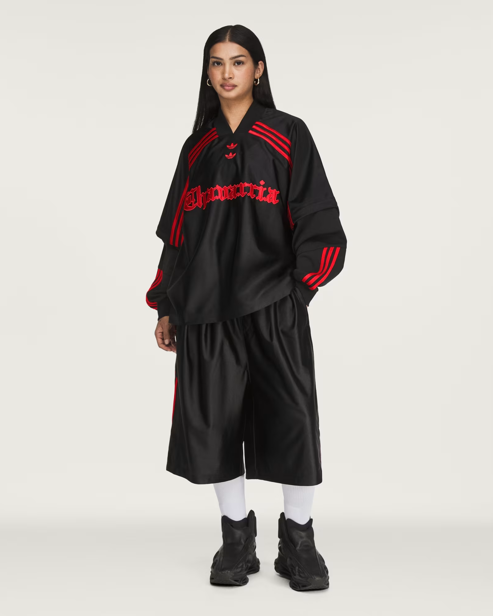 adidas × WILLY CHAVARRIA・アディダス × ウィリーチャバリア - L/S Tシャツ ADIDAS × WILLY CHAVARRIA DAZZLE LS JE / BLACK