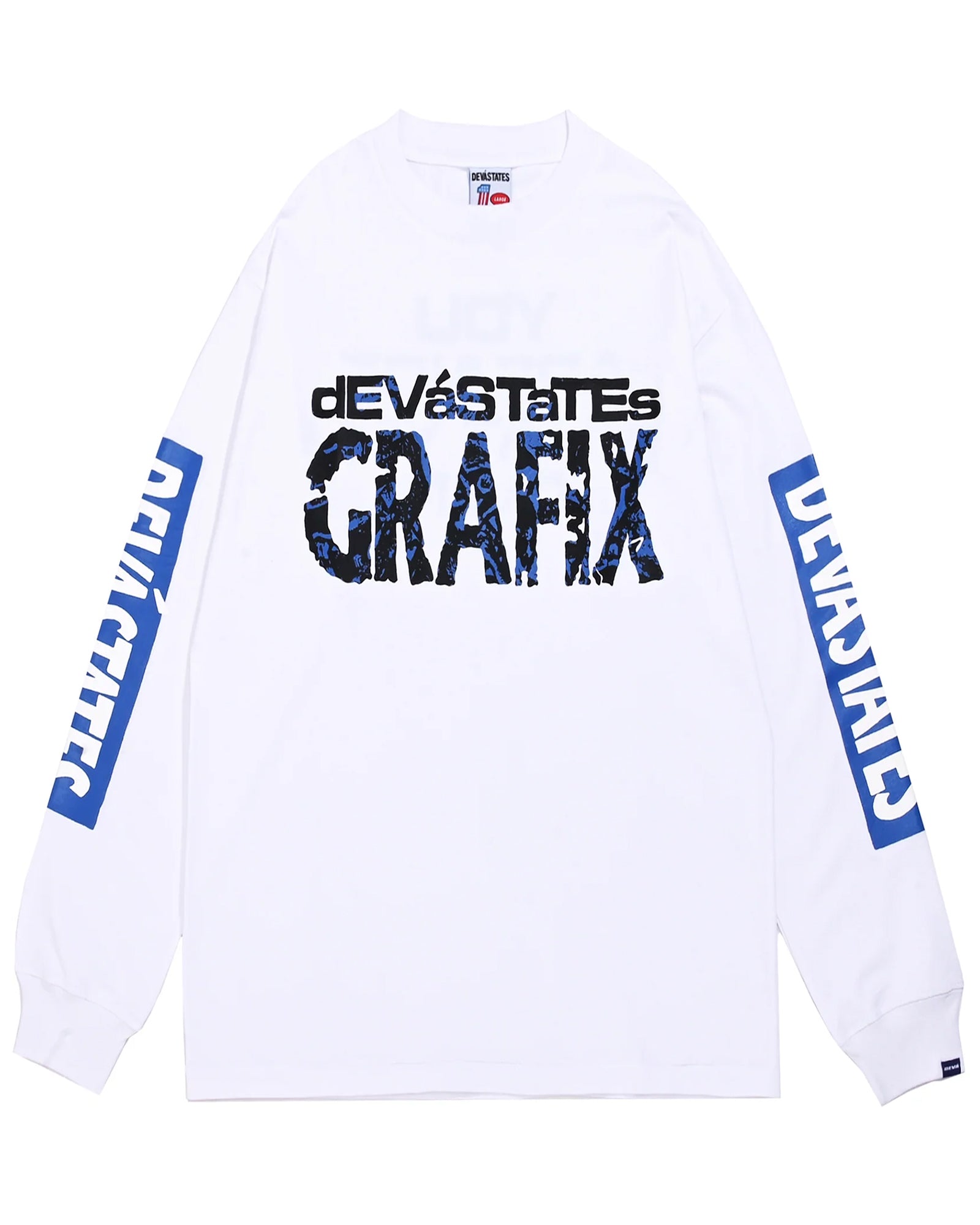 L/S GFX RETRO TSHIRT - AVARICE / WHITE