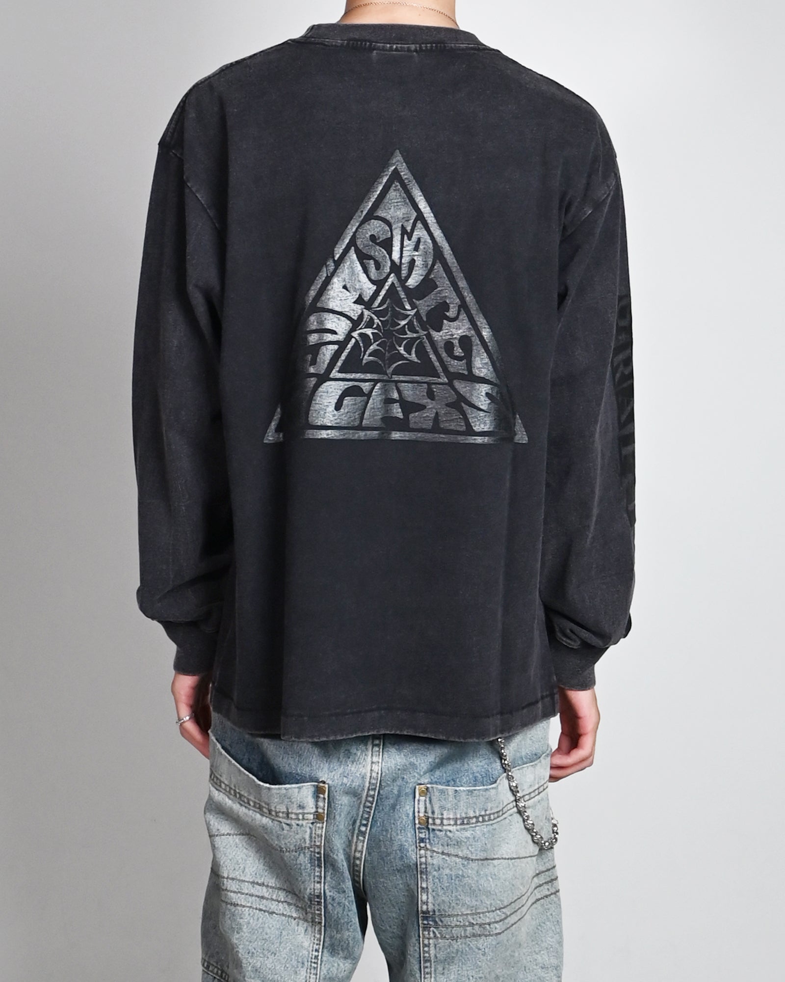 DEVA STATES・ディーヴァ ステイツ - L/S Tシャツ L/S GFX RETRO TSHIRT - FUZZ - / BLACK