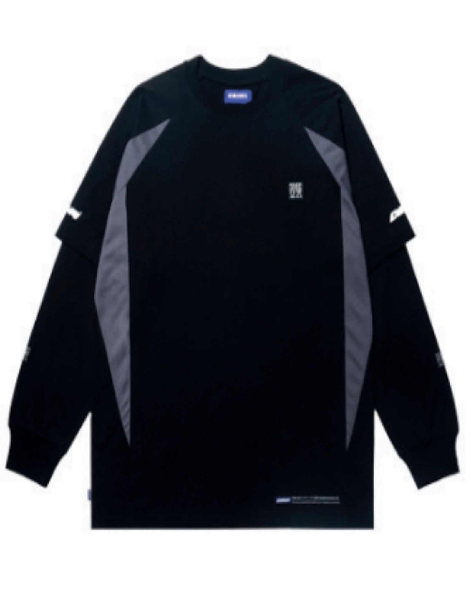 L/S TSHIRT - LAYERED JERSEY / BLACK