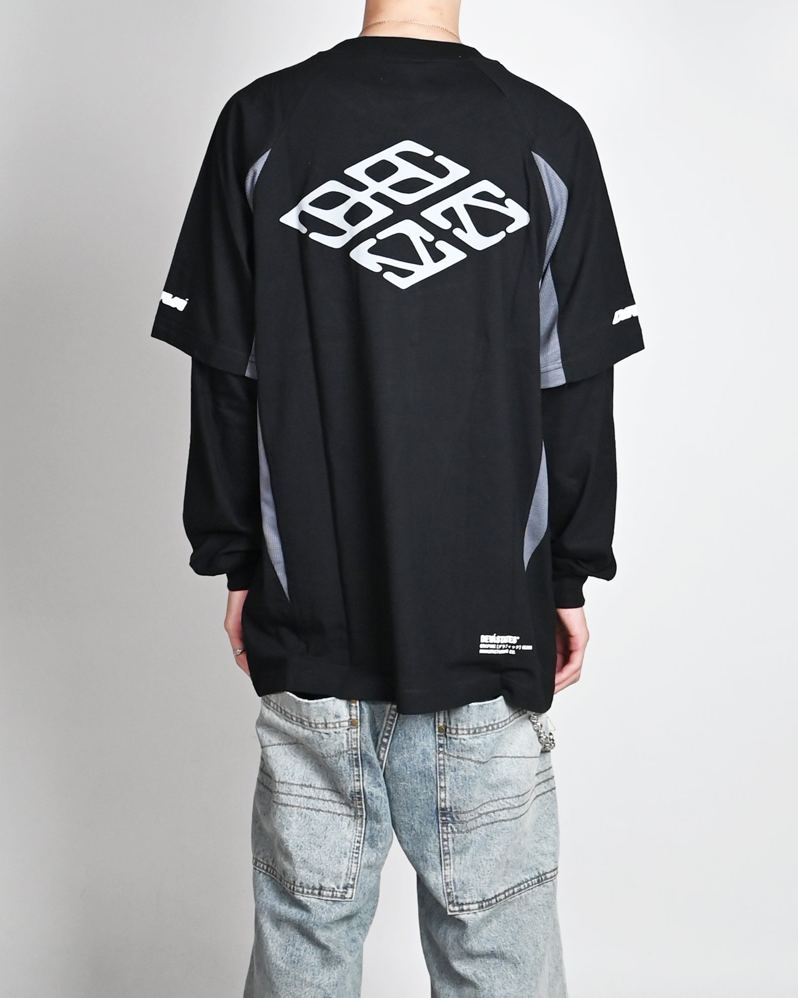 DEVA STATES・ディーヴァ ステイツ - L/S Tシャツ L/S TSHIRT - LAYERED JERSEY / BLACK