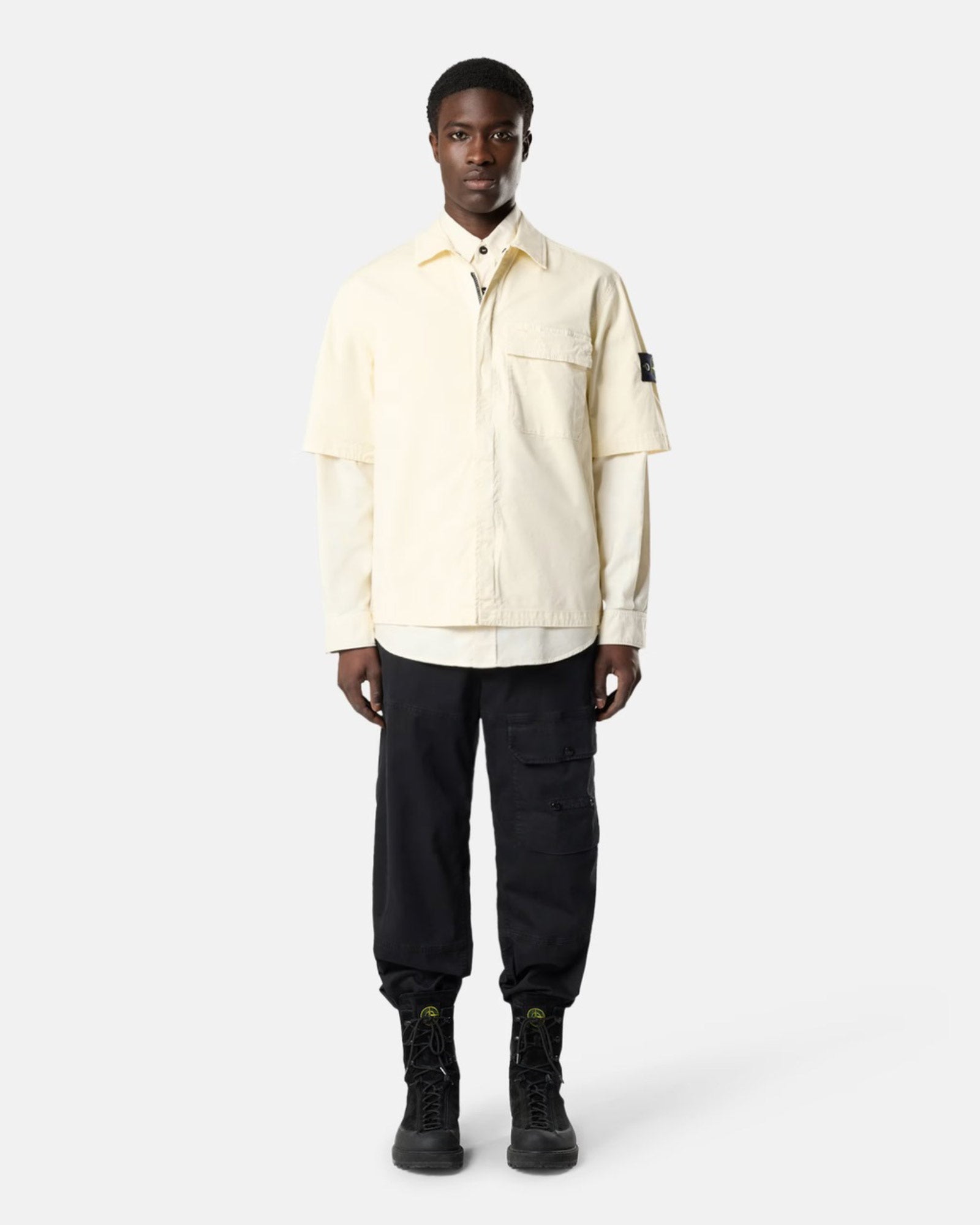 STONE ISLAND (ストーンアイランド) SHIRTS 26SS-6 / IVORY | Detail