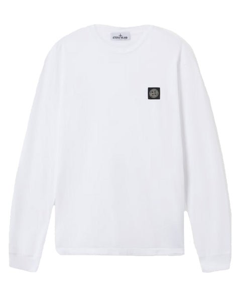STONE ISLAND (ストーンアイランド) SS26 LS T-SHIRT 26SS-36 / WHITE