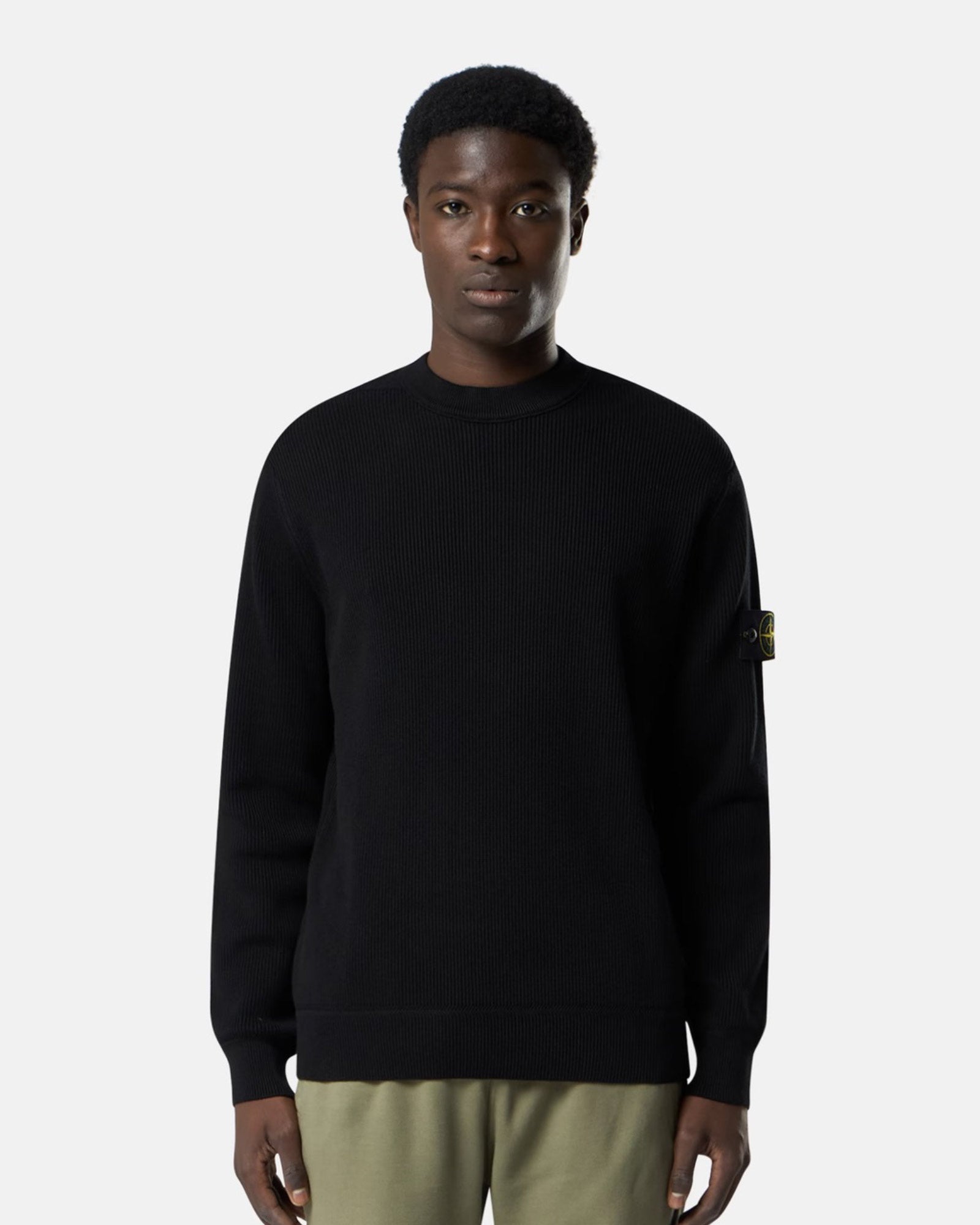 STONE ISLAND・ストーンアイランド - ニット・セーター CREW NECK 26SS-11 / BLACK