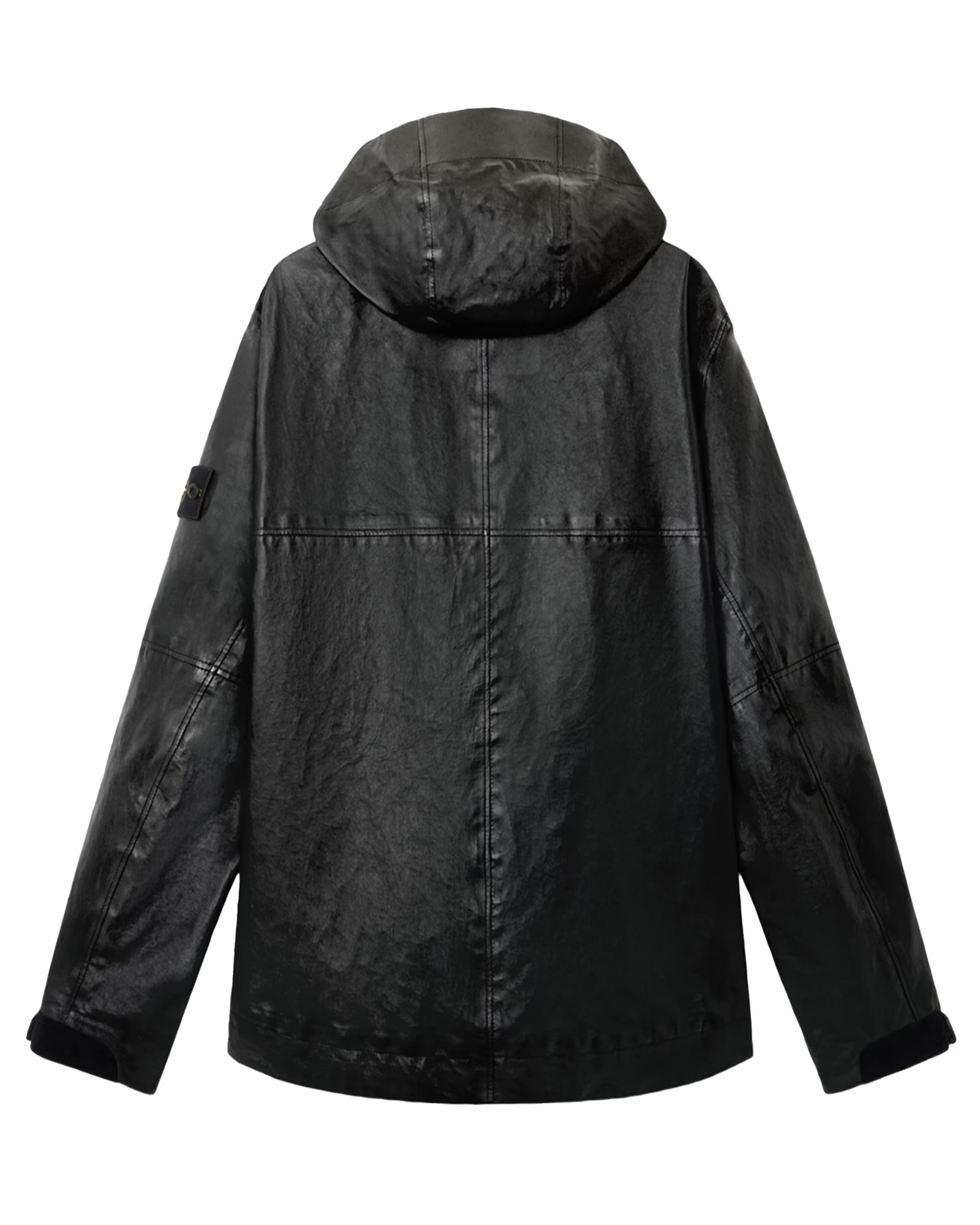 STONE ISLAND・stone island -  "LEATHER ORGANZA JACKET 26AW-0100001"  / BLACK