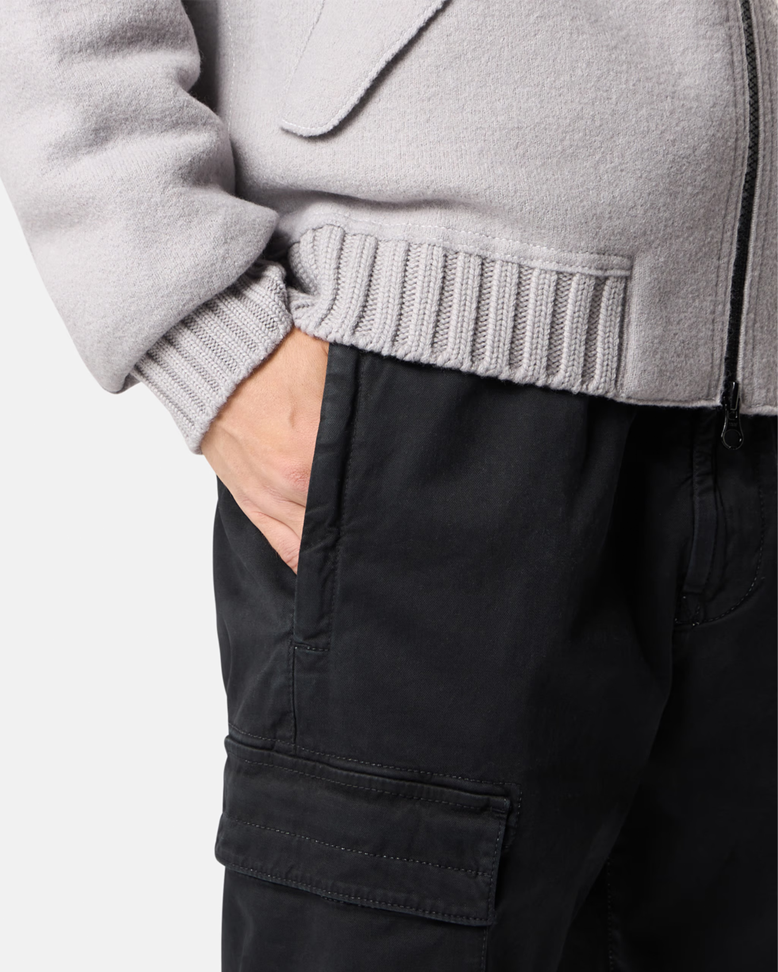 STONE ISLAND・ストーンアイランド - その他パンツ STRETCH ORGANIC BROKEN TWILL COTTON 'OLD' EFFECT 3100033 / BLACK