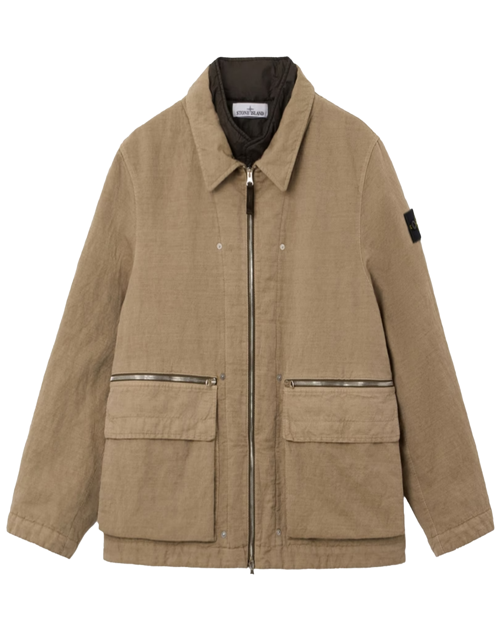 STONE ISLAND・ストーンアイランド - ジャケット DIAGONAL COTTON WOOL-TC JACKET 4100043  / BISCUIT