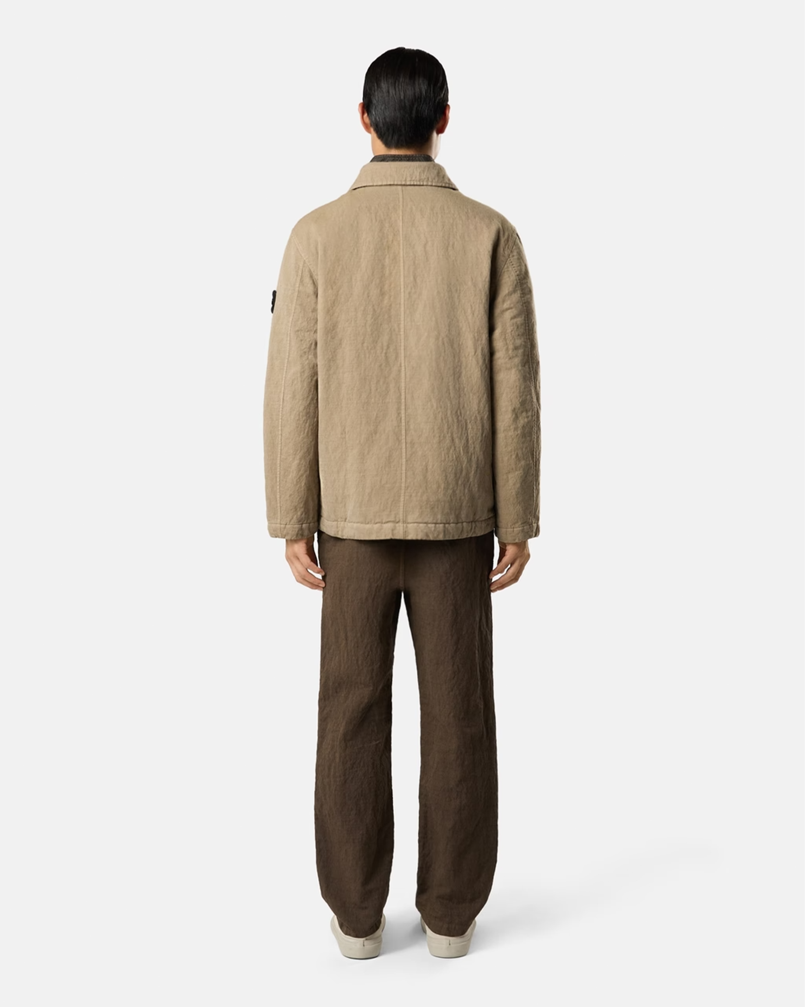 STONE ISLAND・ストーンアイランド - ジャケット DIAGONAL COTTON WOOL-TC JACKET 4100043  / BISCUIT