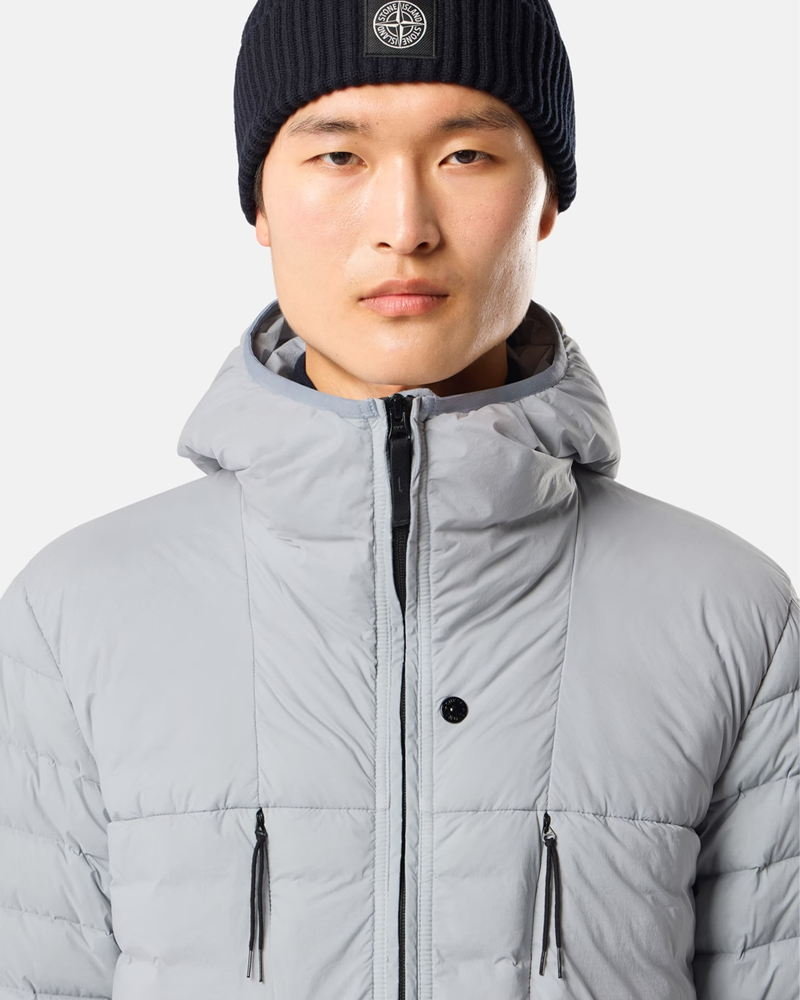 STONE ISLAND・ストーンアイランド - ダウンジャケット "SEAMLESS TUNNEL NYLON DOWN-TC JACKET 26AW-4100107" / ASH GREY