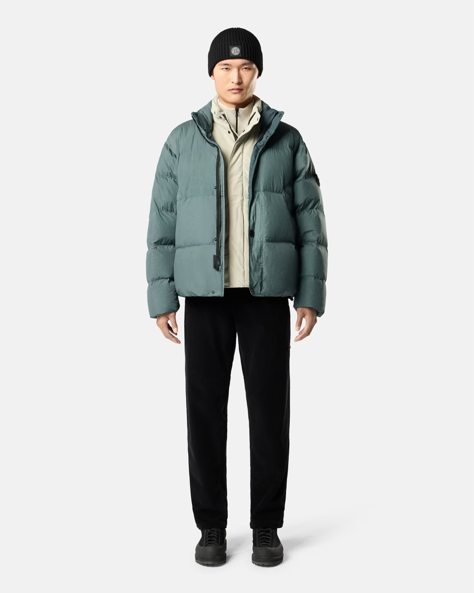 STONE ISLAND・stone island -  "CRINKLE REPS NY BOMBER 26AW-4100109" / OCEAN GREEN
