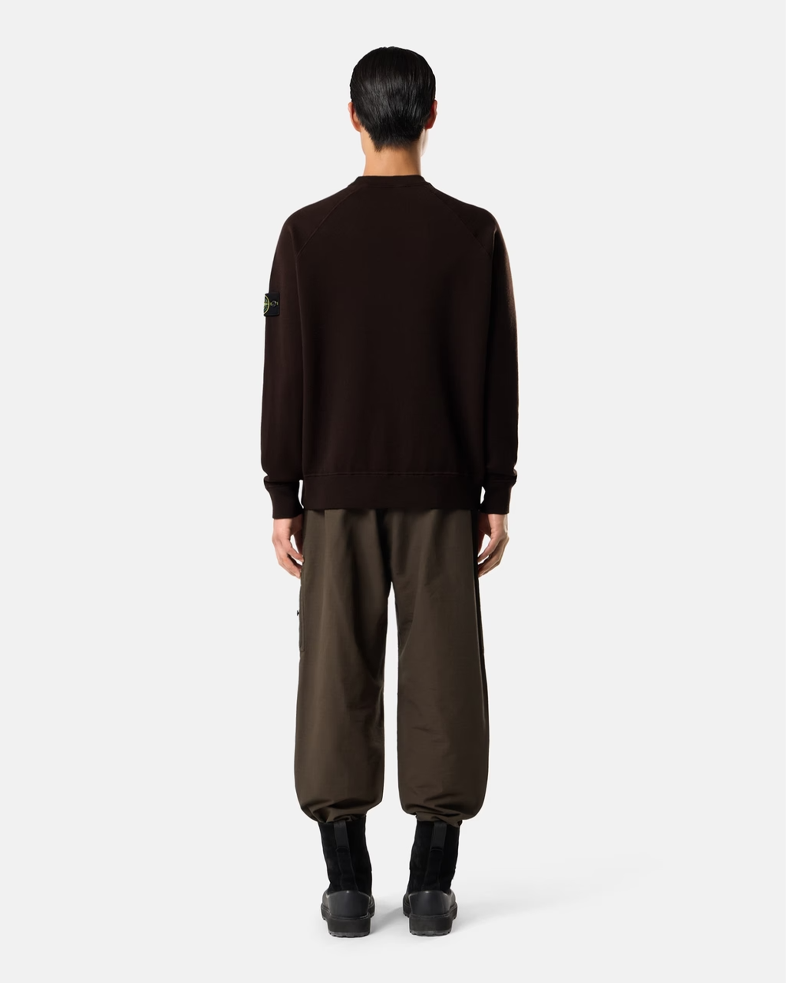 STONE ISLAND・ストーンアイランド - ニット・セーター STRETCH RWS WOOL 5100020 / COAL GREY