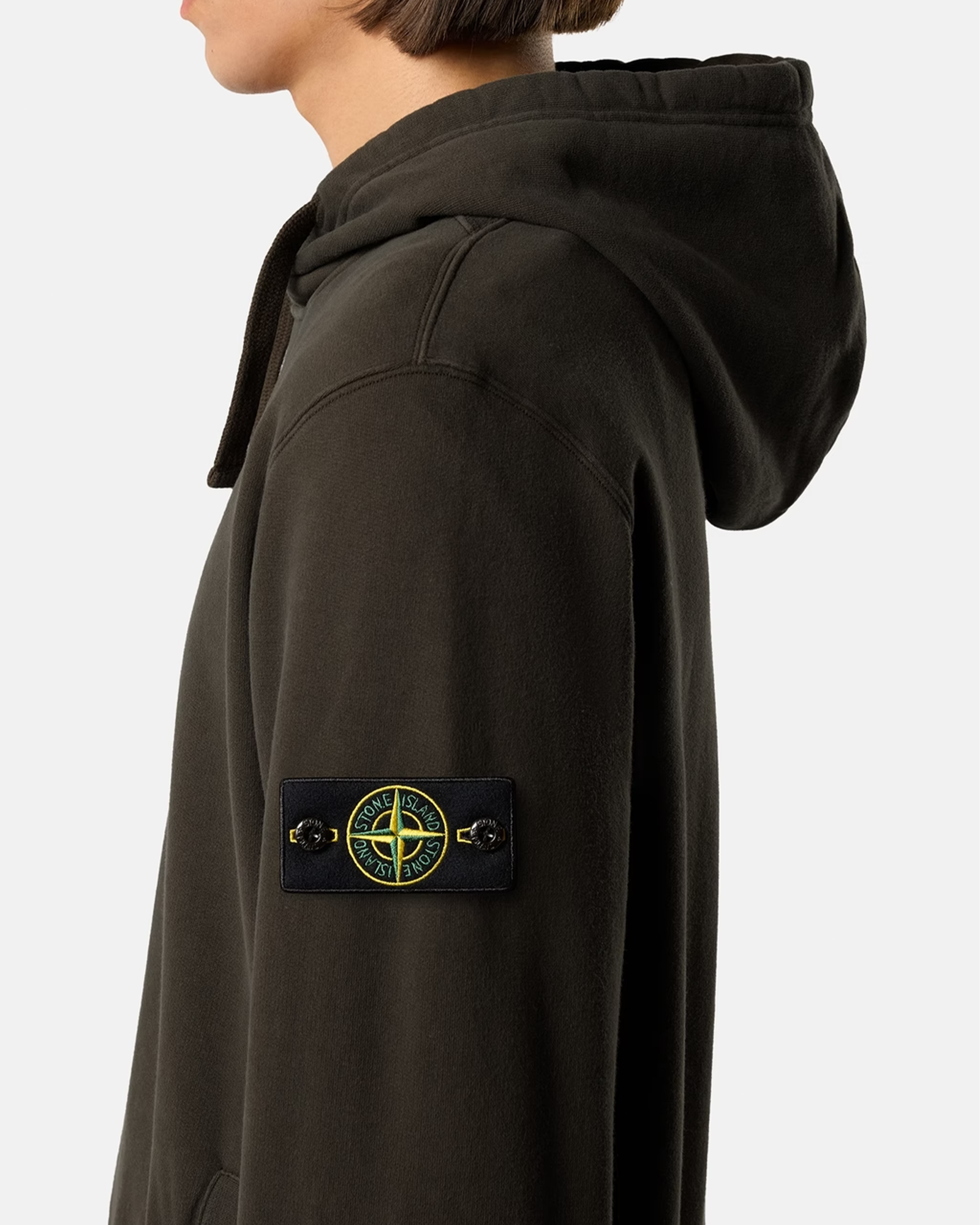 STONE ISLAND・stone island -  BRUSHED ORGANIC COTTON FLEECE 6100048 / COAL GREY