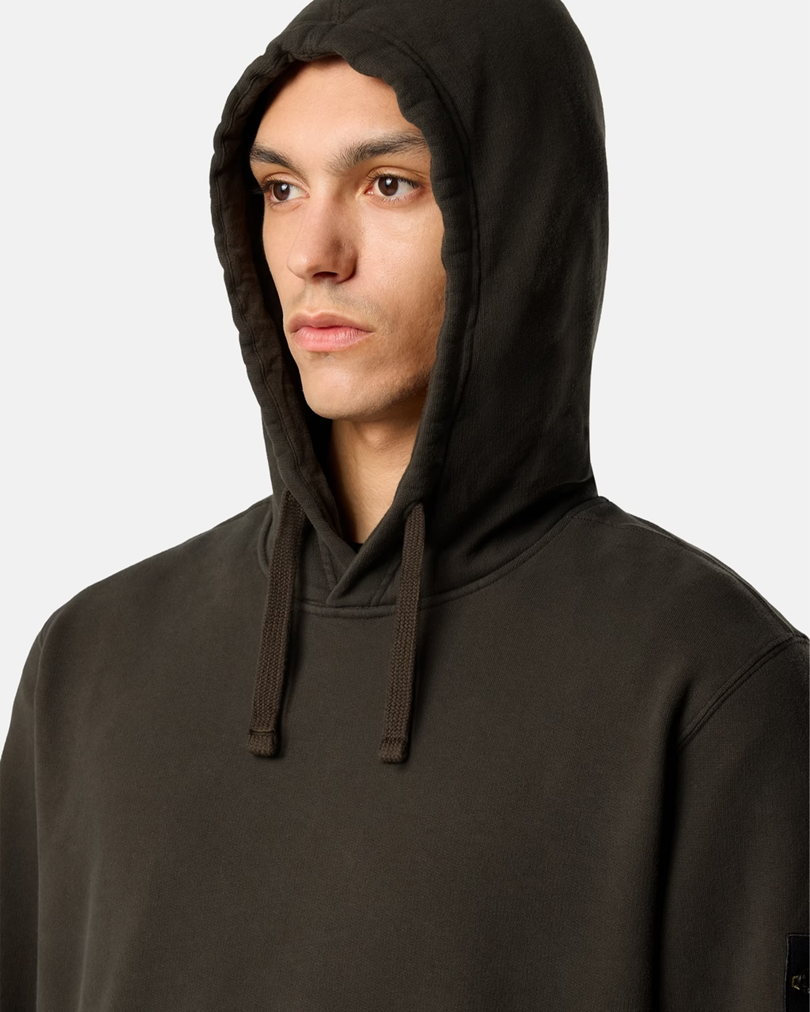 STONE ISLAND・stone island -  BRUSHED ORGANIC COTTON FLEECE 6100048 / COAL GREY