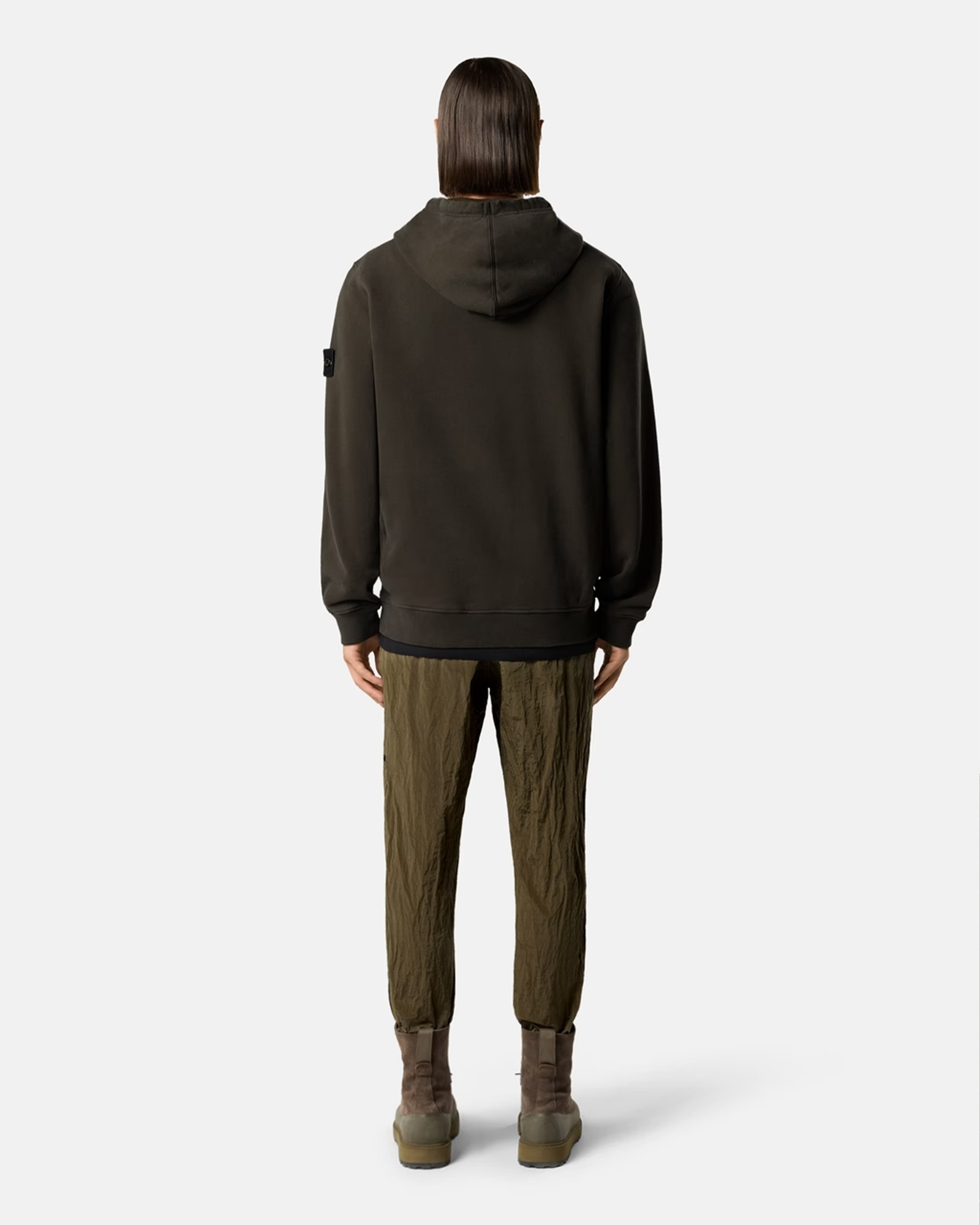 STONE ISLAND・stone island -  BRUSHED ORGANIC COTTON FLEECE 6100048 / COAL GREY