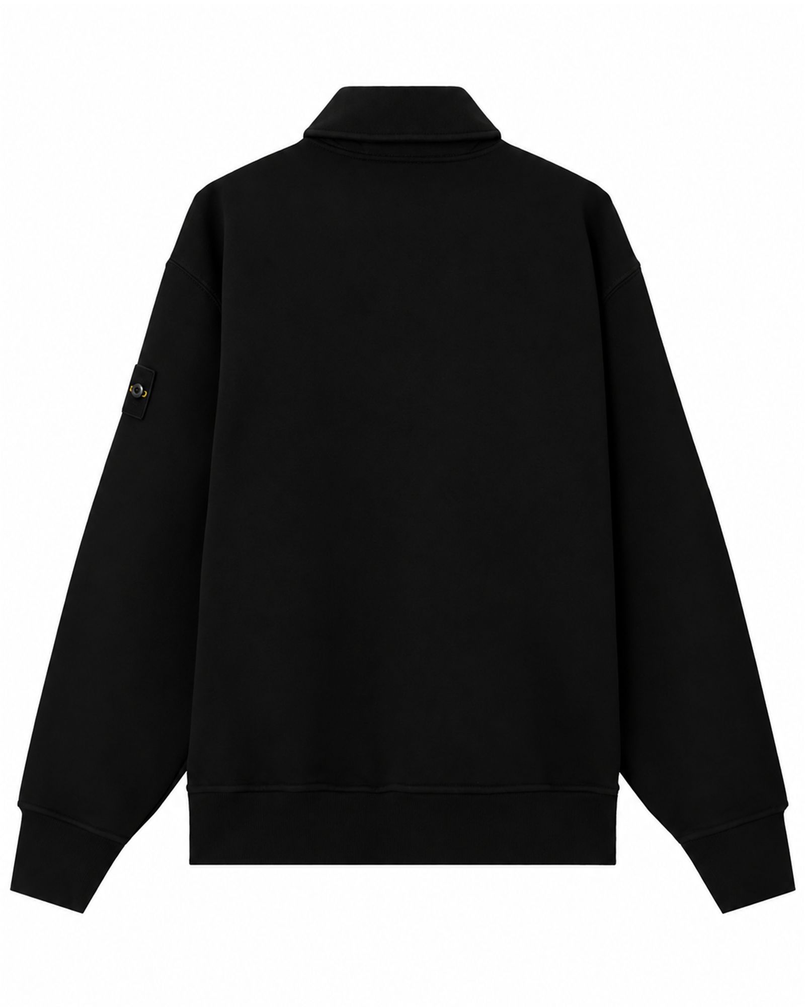 STONE ISLAND・ストーンアイランド - L/S Tシャツ TUBULAR COTTON FLEECE 6100054 / BLACK