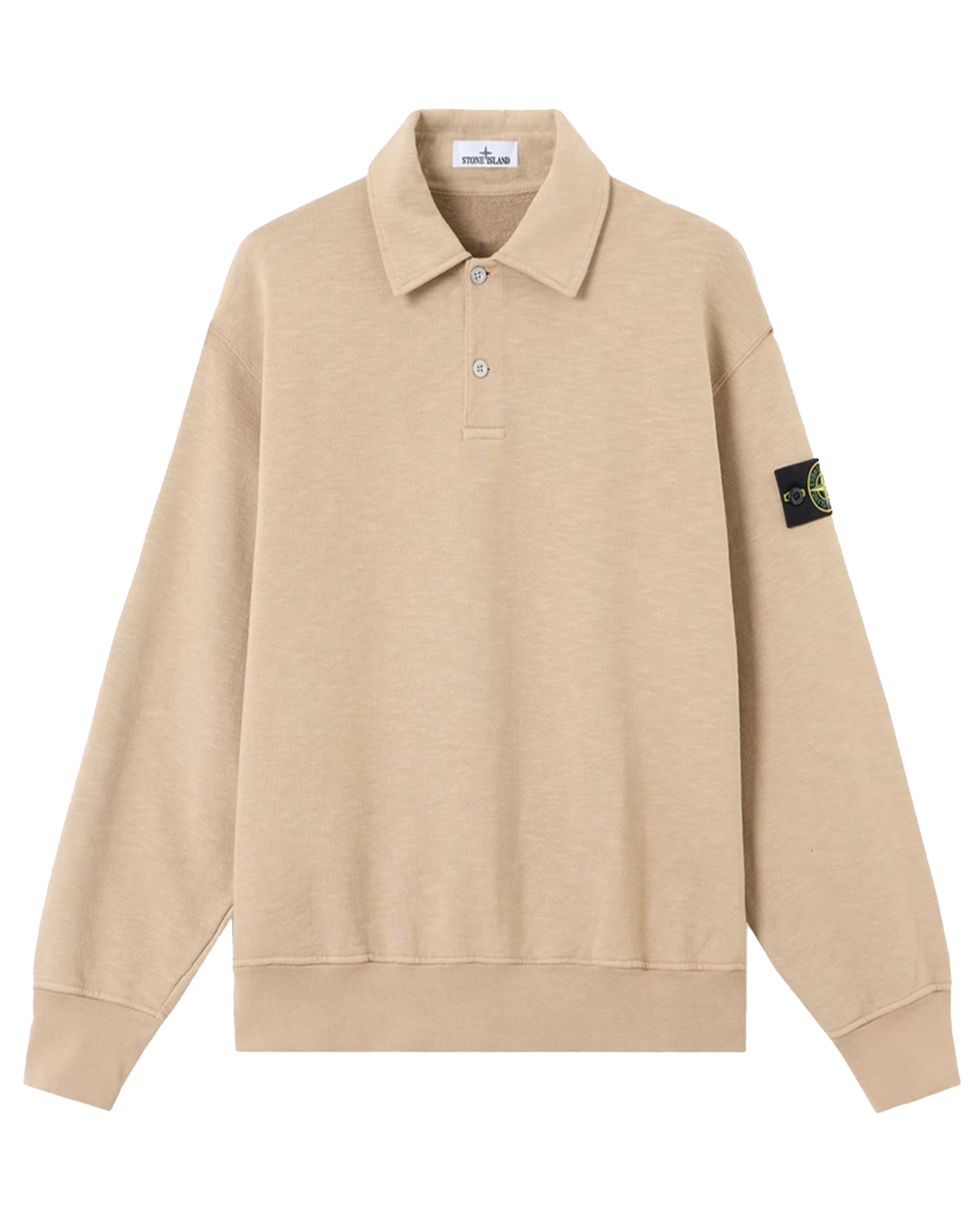 STONE ISLAND・ストーンアイランド - L/S Tシャツ TUBULAR COTTON FLEECE 6100054 / BISCUIT