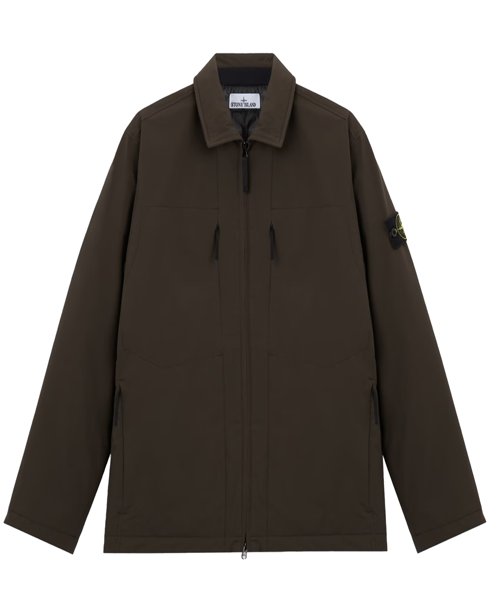 STONE ISLAND・ストーンアイランド - ジャケット SOFT SHELL-R_E.DYE® TECHNOLOGY JACKET Q100036  / COAL GREY