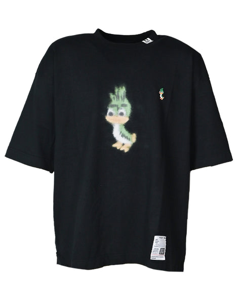 MIHARA YASUHIRO (ミハラヤスヒロ) 26AW LEON PRINTED TEE / BLACK