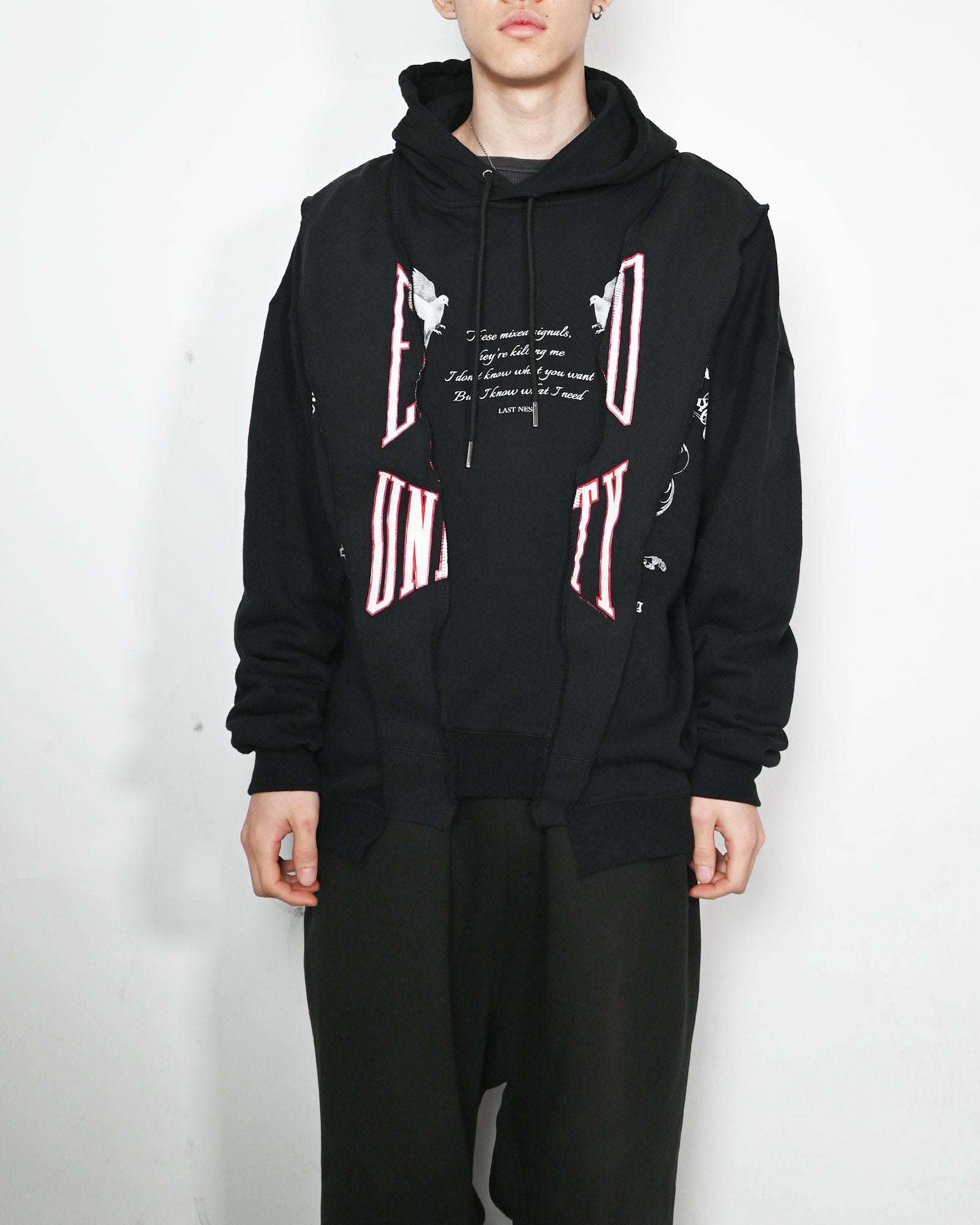 LAST NEST・ラストネスト - パーカー・フーディ REBUILD HOODIE / BLACK