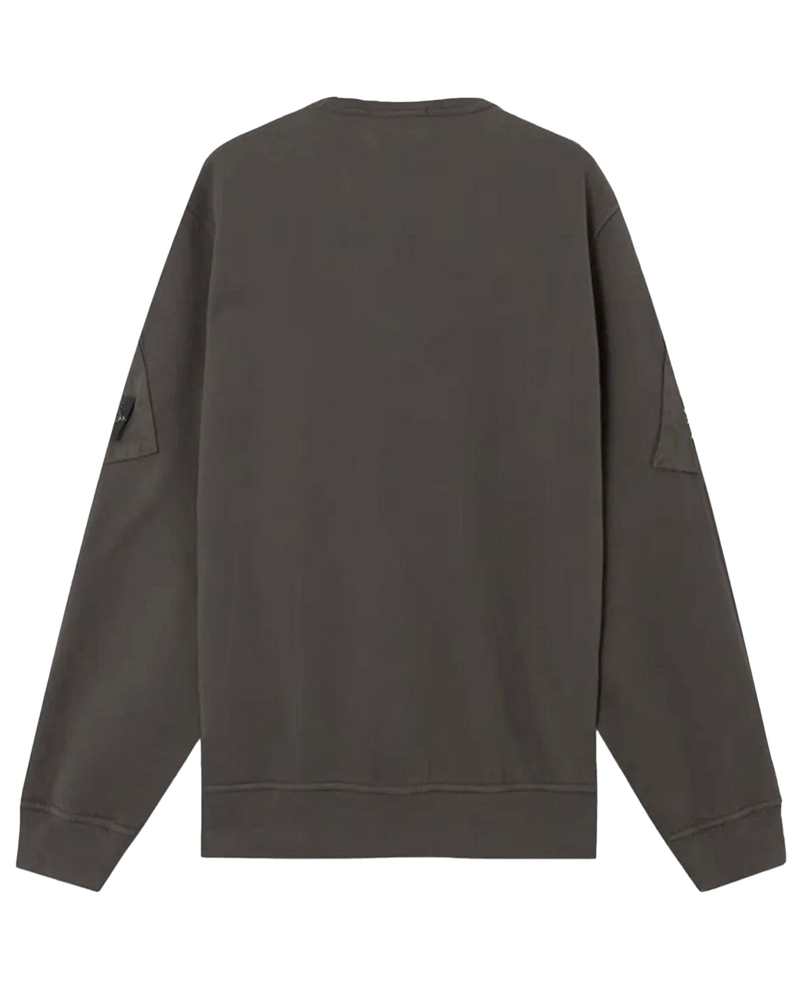STONE ISLAND・ストーンアイランド - スウェット BRUSHED ORGANIC COTTON FLEECE SWEATSHIRT / LEAD GREY