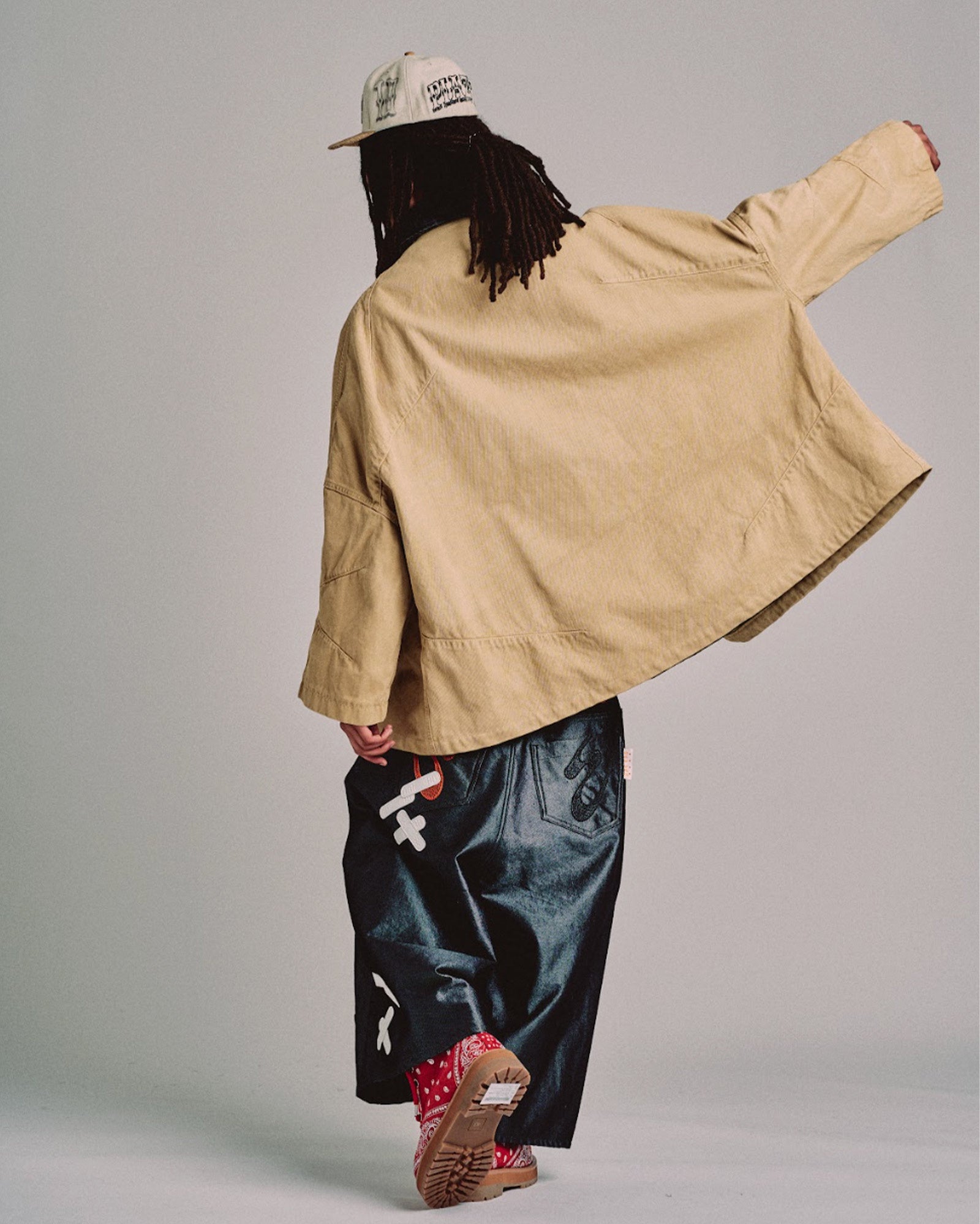 PDF・プロジェクト・ドメニコ・フォルミケッティ - デニムジャケット LEGGENDA JACKET / SAND