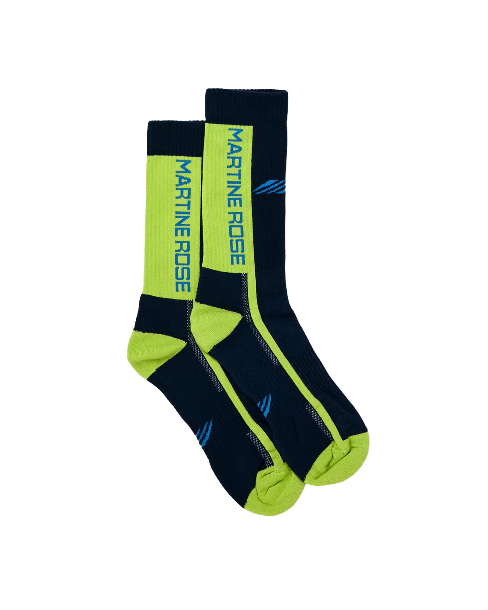 Martine Rose・マーティンローズ - ソックス・レッグウェア SPORTS SOCK MULTIPACK / LIME