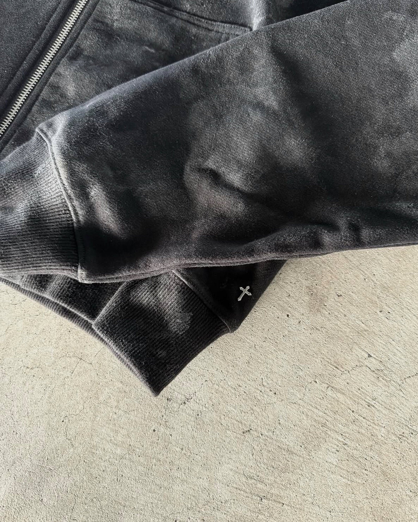 LAST NEST・ラストネスト - パーカー・フーディ COATING LOGO HOODIE / BLACK