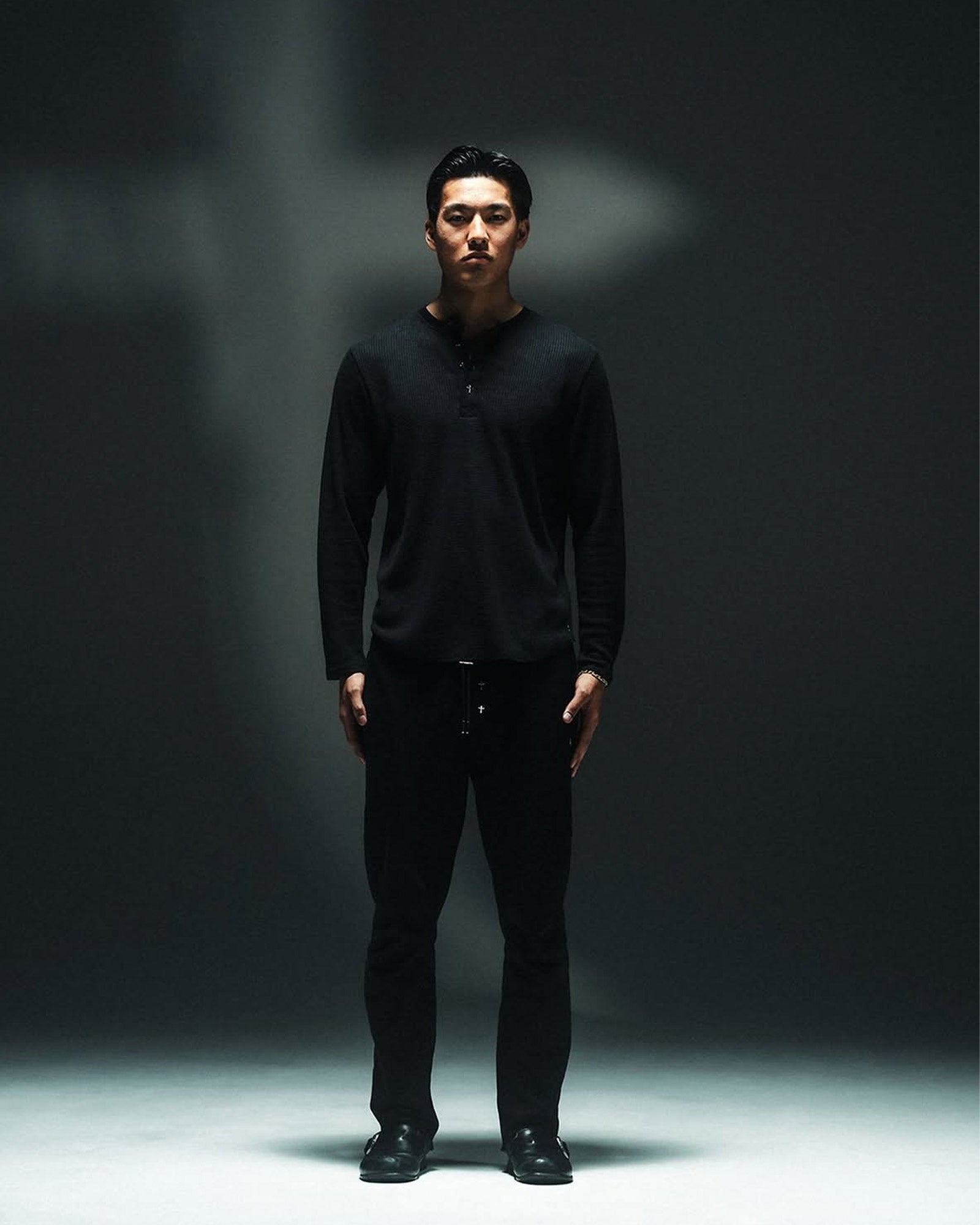LAST NEST (ラストネスト)THERMAL L/S SHIRTS / BLACK | Detail