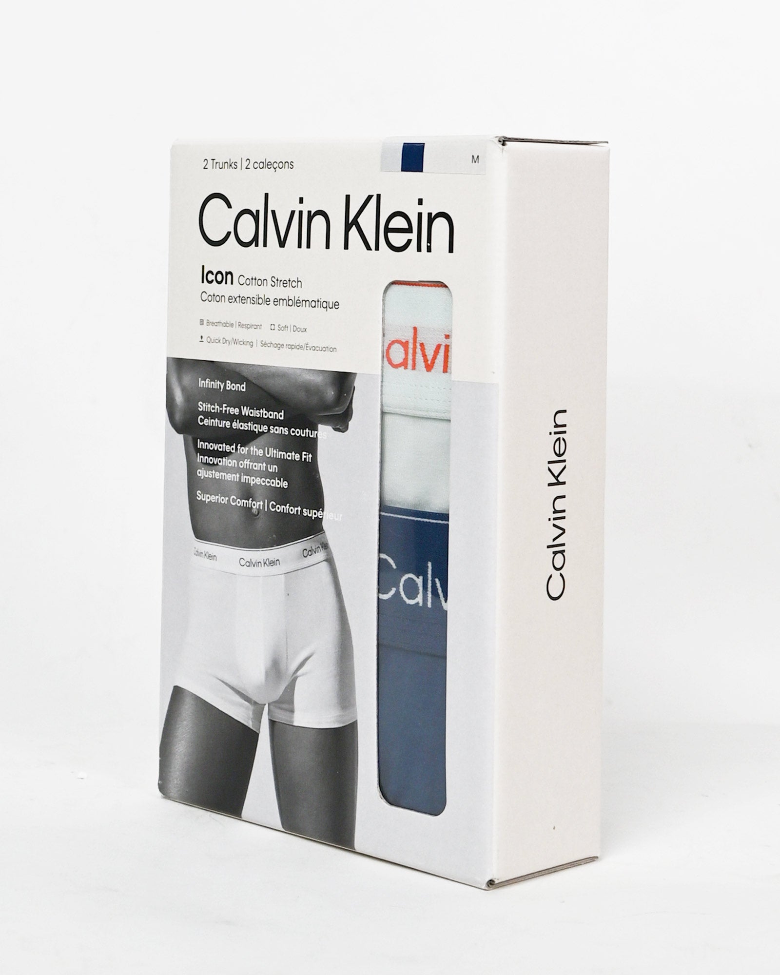 Calvin Klein・カルバン クライン - アンダーウェア TRUNK 2PK / NAVY / LIGHT BLUE