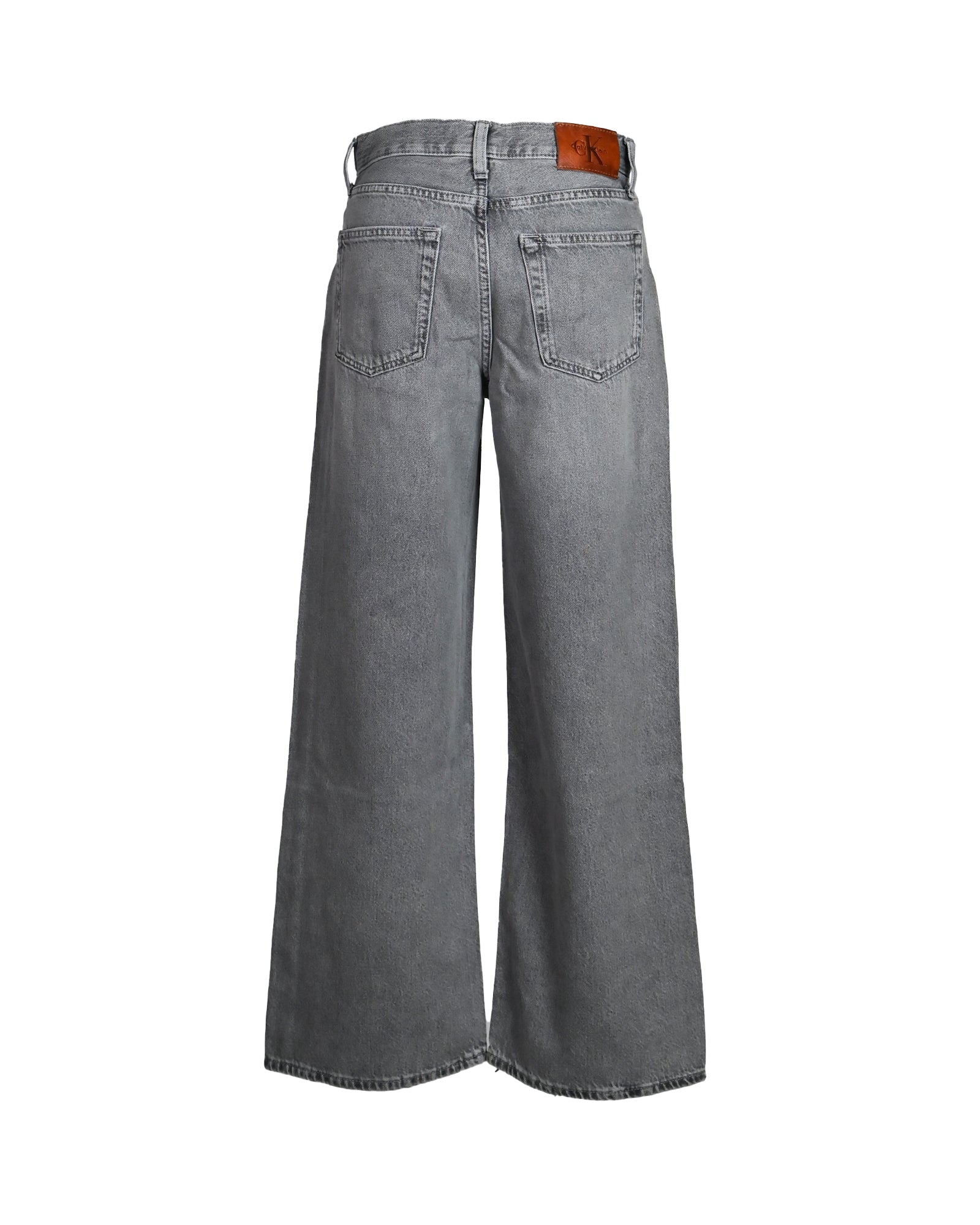 Calvin Klein・カルバン クライン - デニムパンツ LOW RIZE BAGGY GREY DOVE / GREY