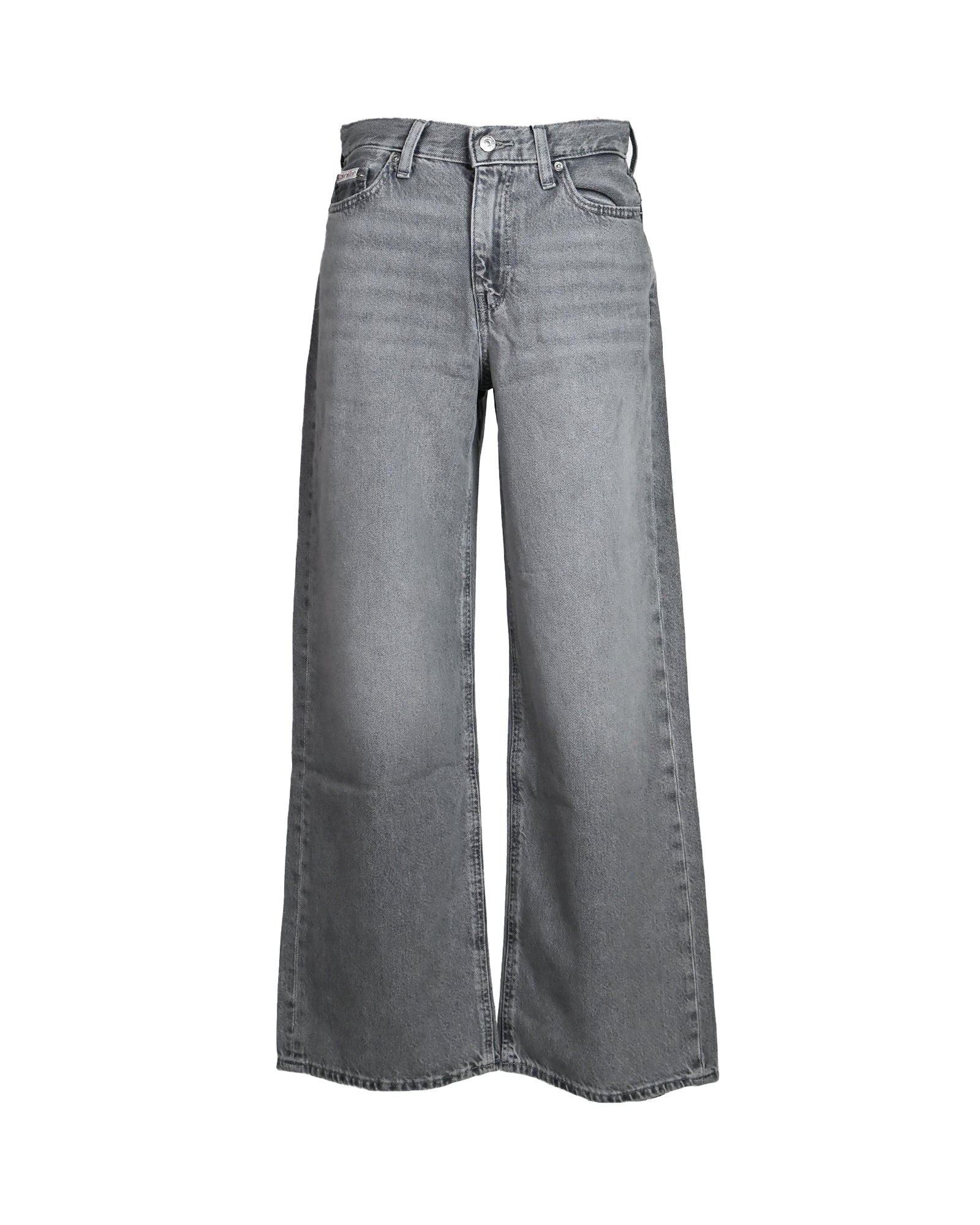 Calvin Klein・カルバン クライン - デニムパンツ LOW RIZE BAGGY GREY DOVE / GREY